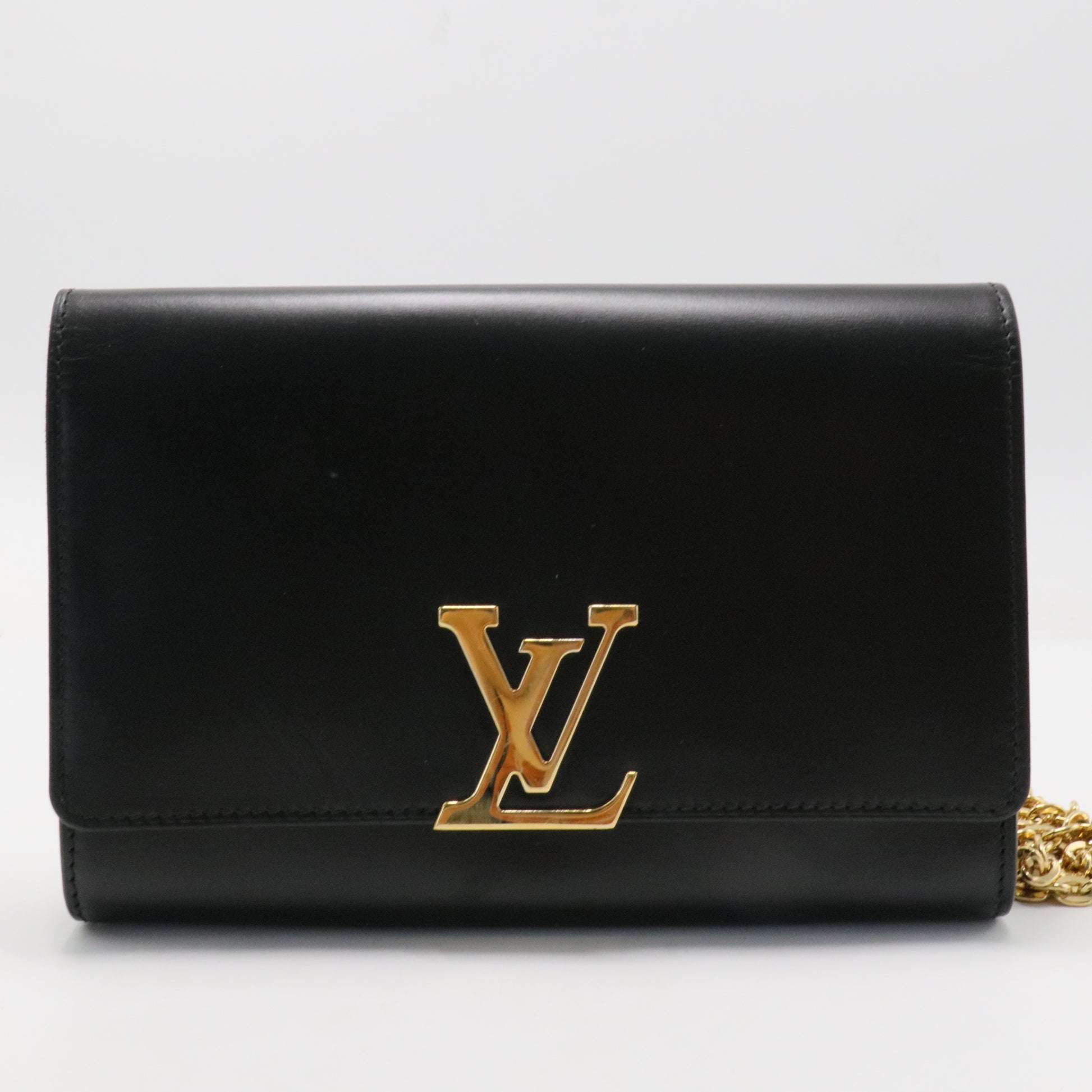 Chain Louise Clutch Leather GM