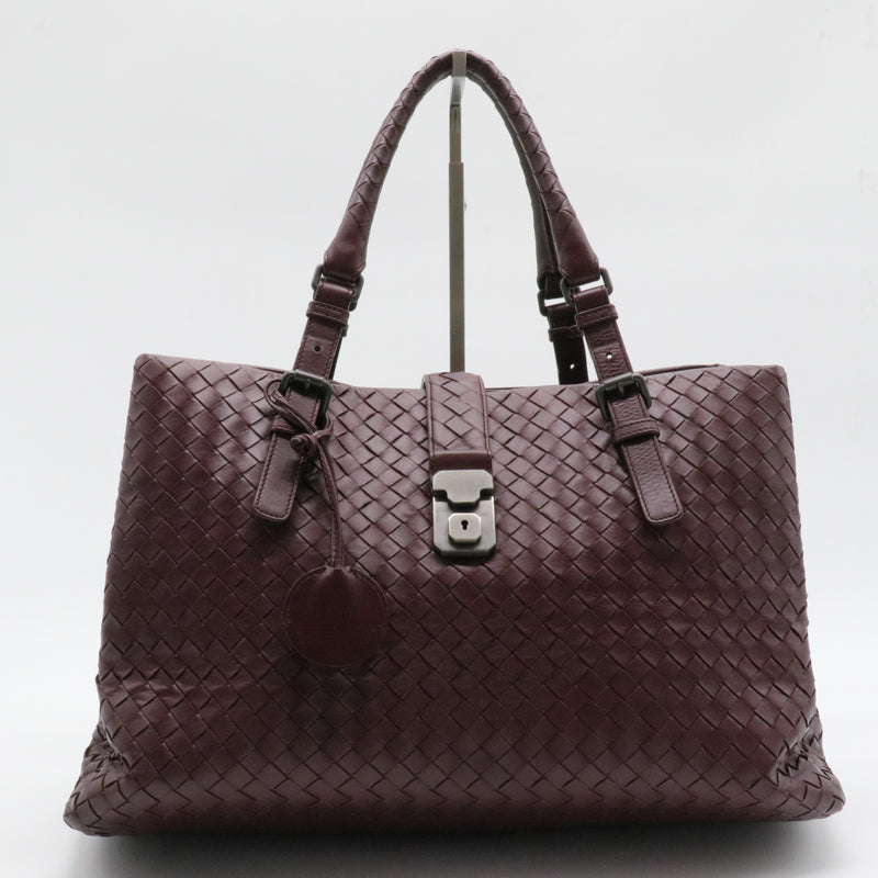 Roma Bag Stitched Intrecciato Nappa Medium