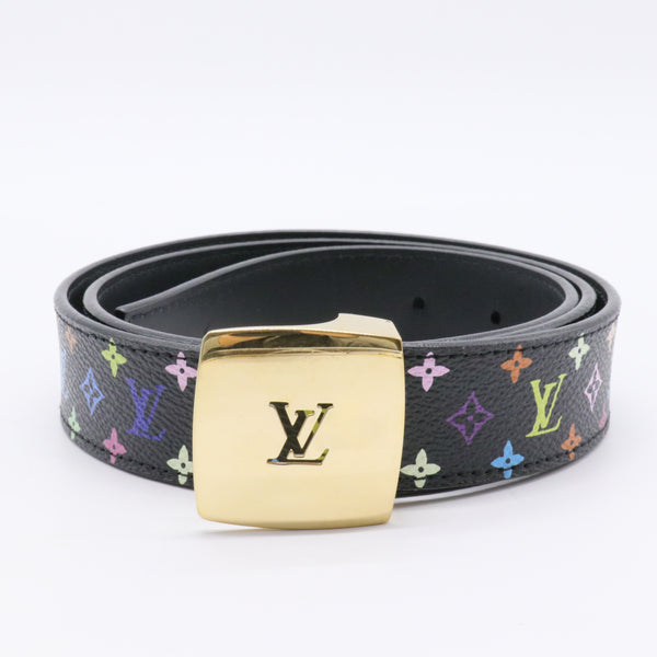 Monogram Multicolor Ceinture Care Belt Black