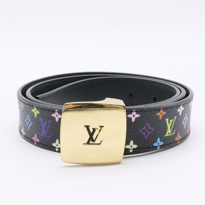 Monogram Multicolor Ceinture Care Belt Black