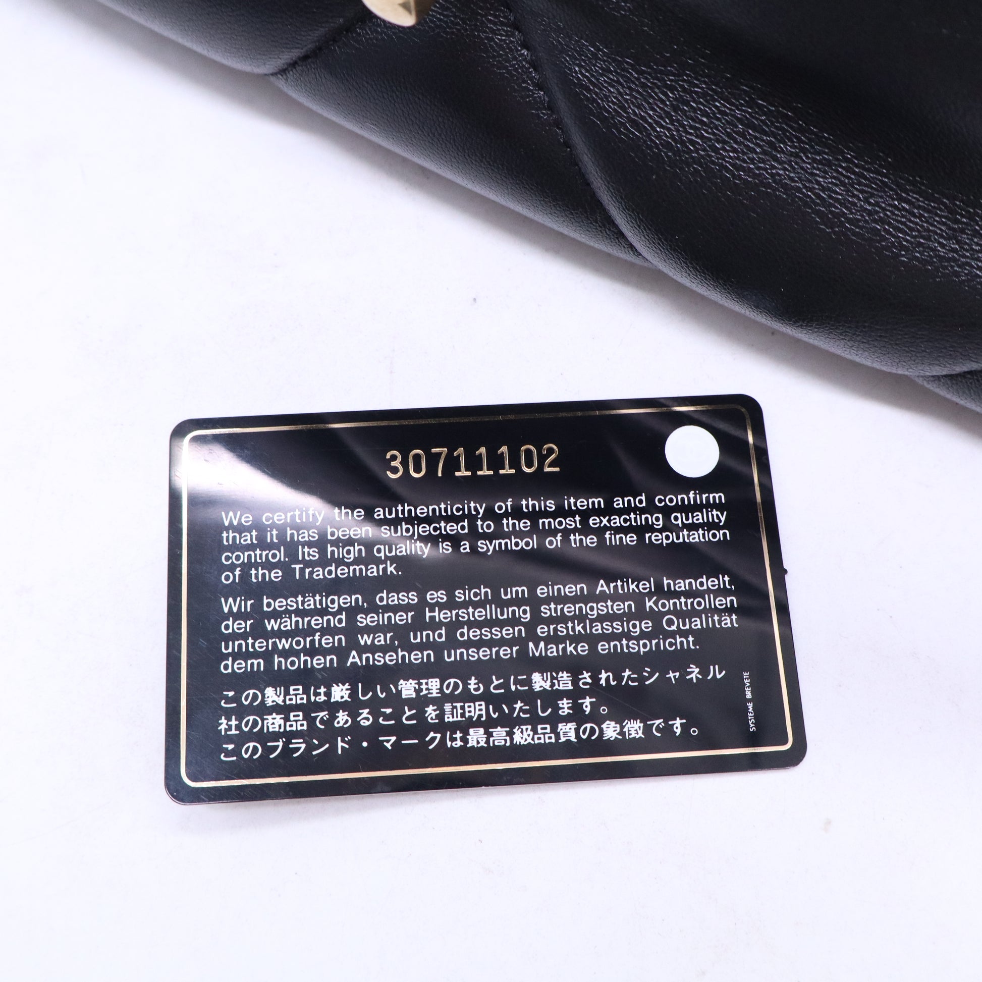 Chanel Goatskin Quilted Maxi Chanel 19 Flap Black Color Bag Twins B21553