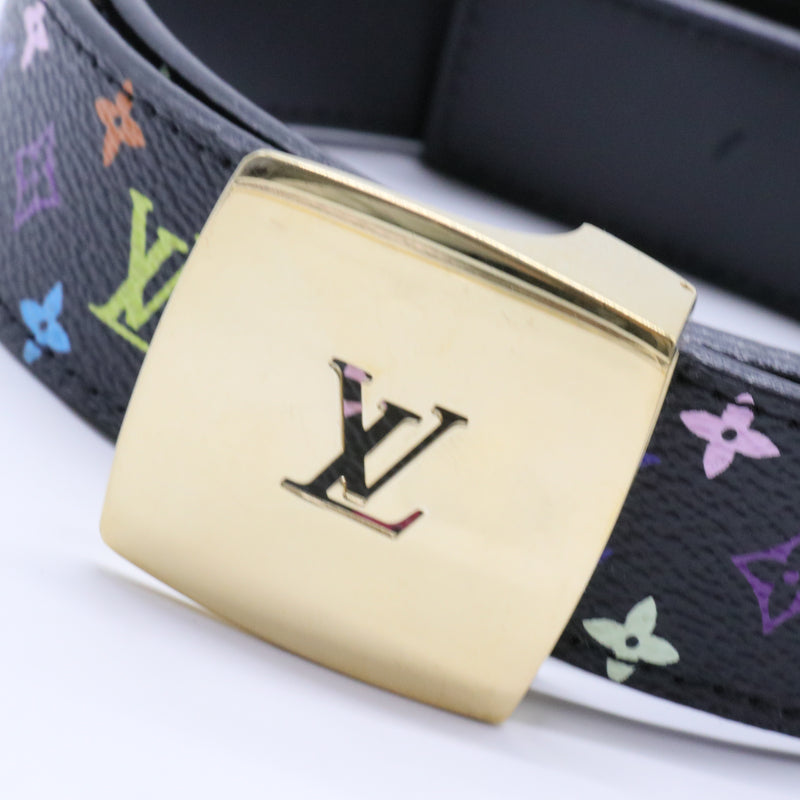 Monogram Multicolor Ceinture Care Belt Black