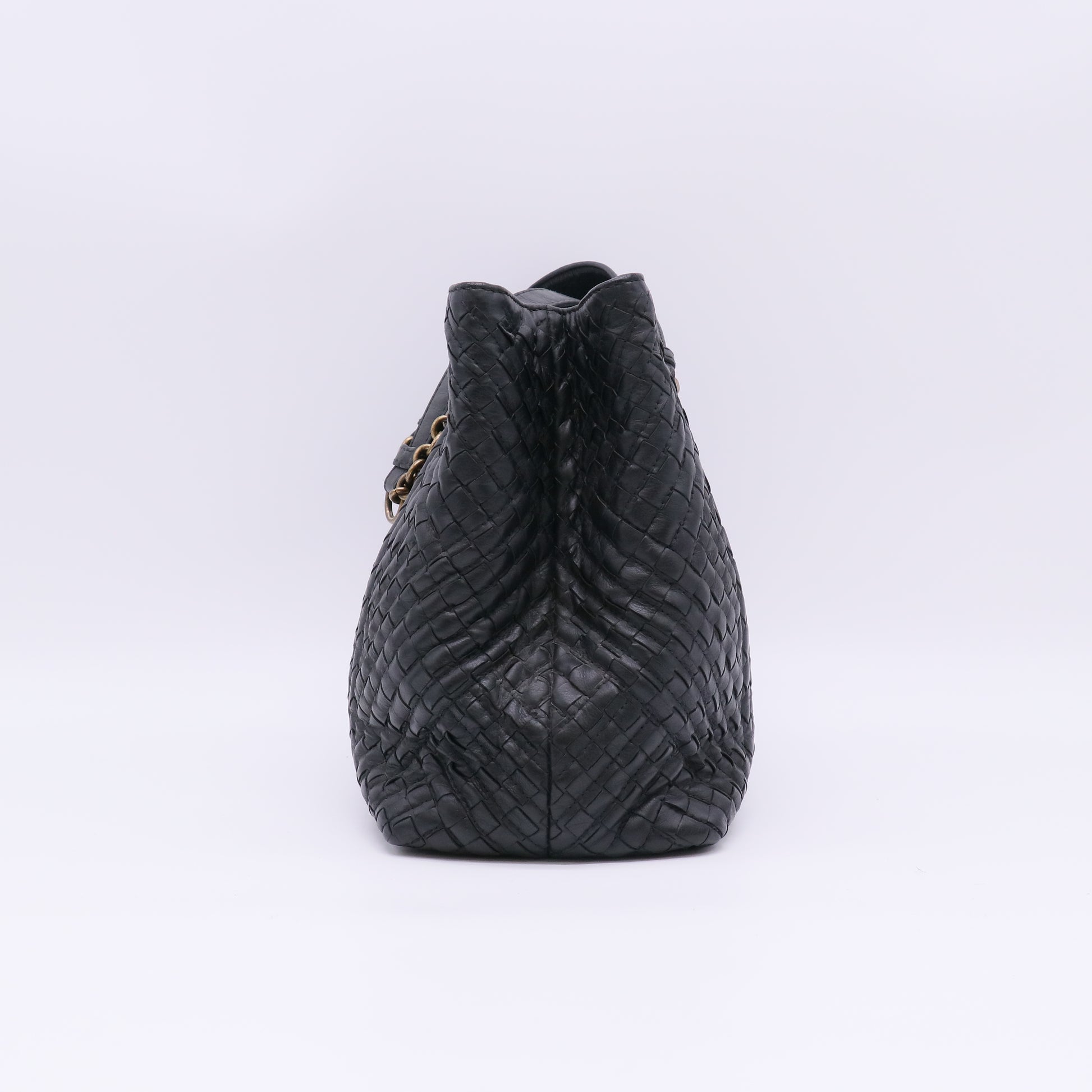 Bottega Veneta Intrecciato Double Chain Tote Bag B23469