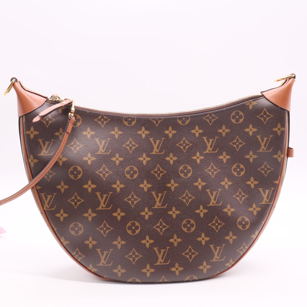 Monogram Special Reverse Canvas Loop Hobo Bag w/o Strap Twins