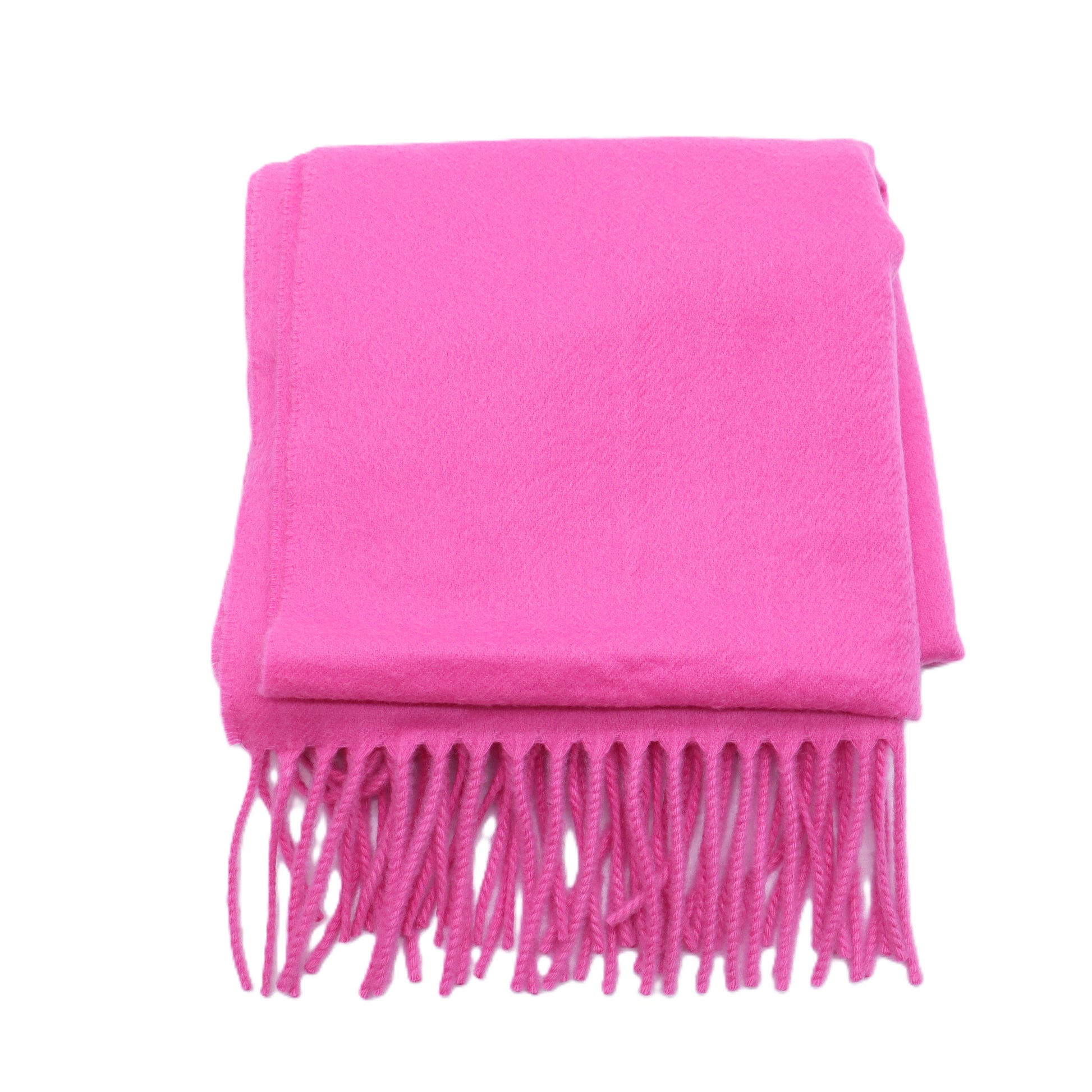 Vintage Stripe Fringe Scarf Knit Cashmere