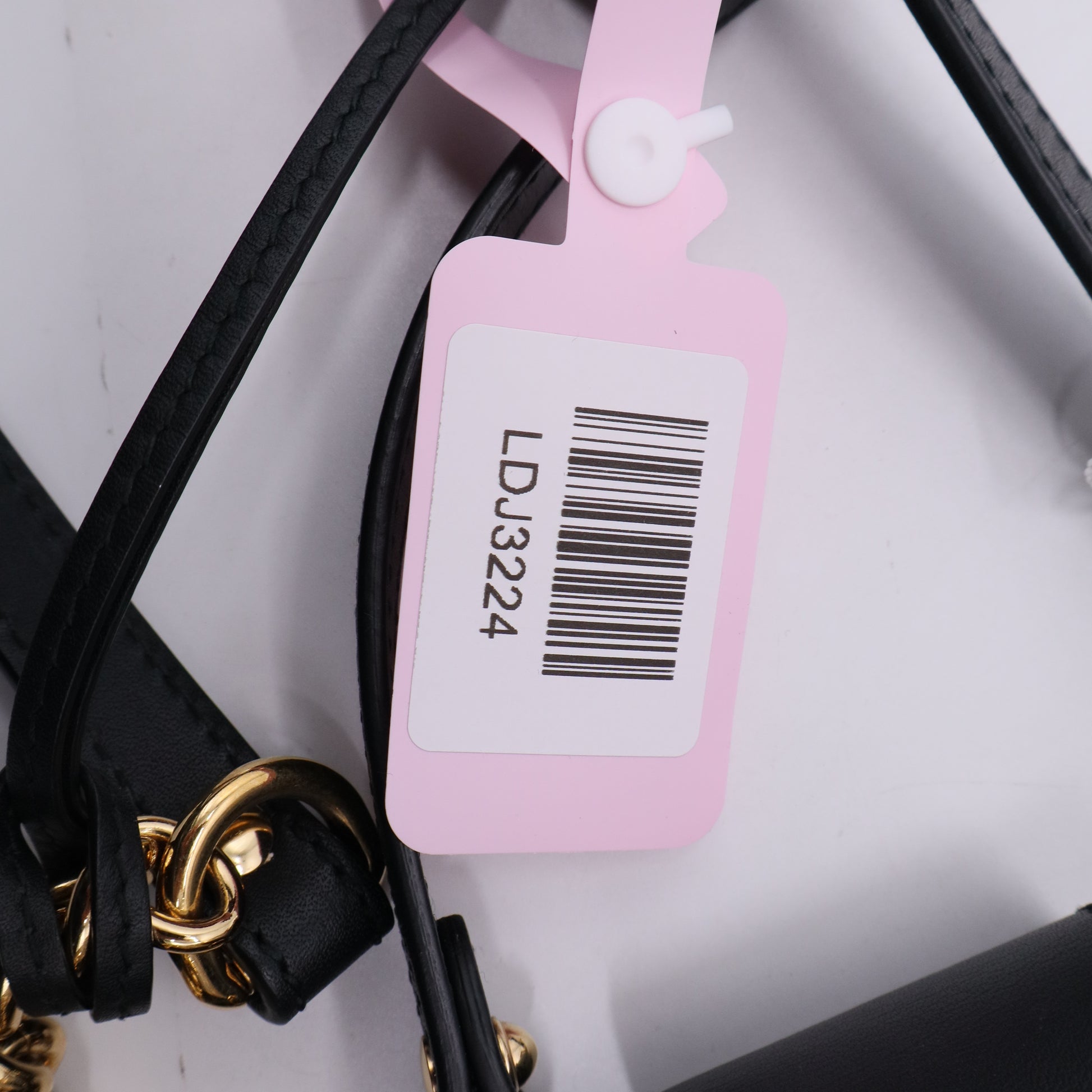 Beige/Black GG Coated Canvas Supreme Gold Bee Print Large Padlock Shoulder Bag twins LDJ3224