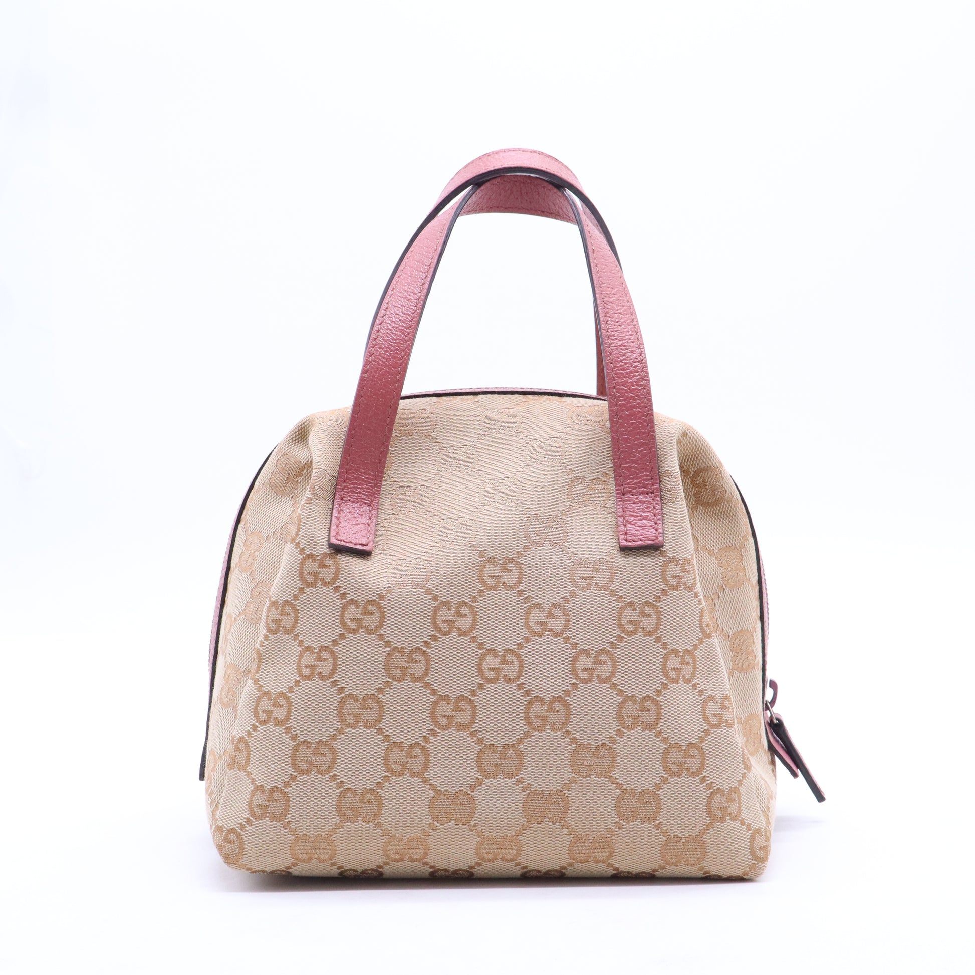 GG Canvas and Leather Mini Dome Bag B21298
