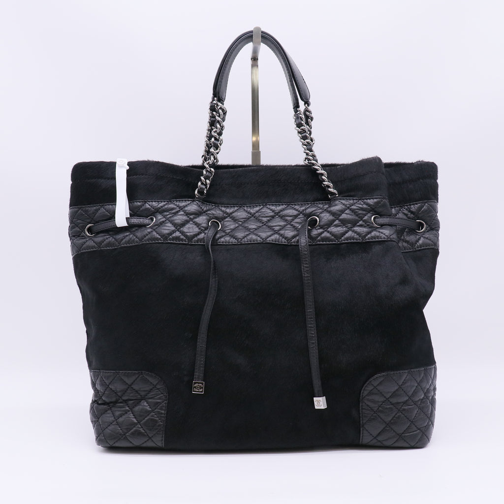 Chanel Miss Pony Drawstring Tote Bag B23755
