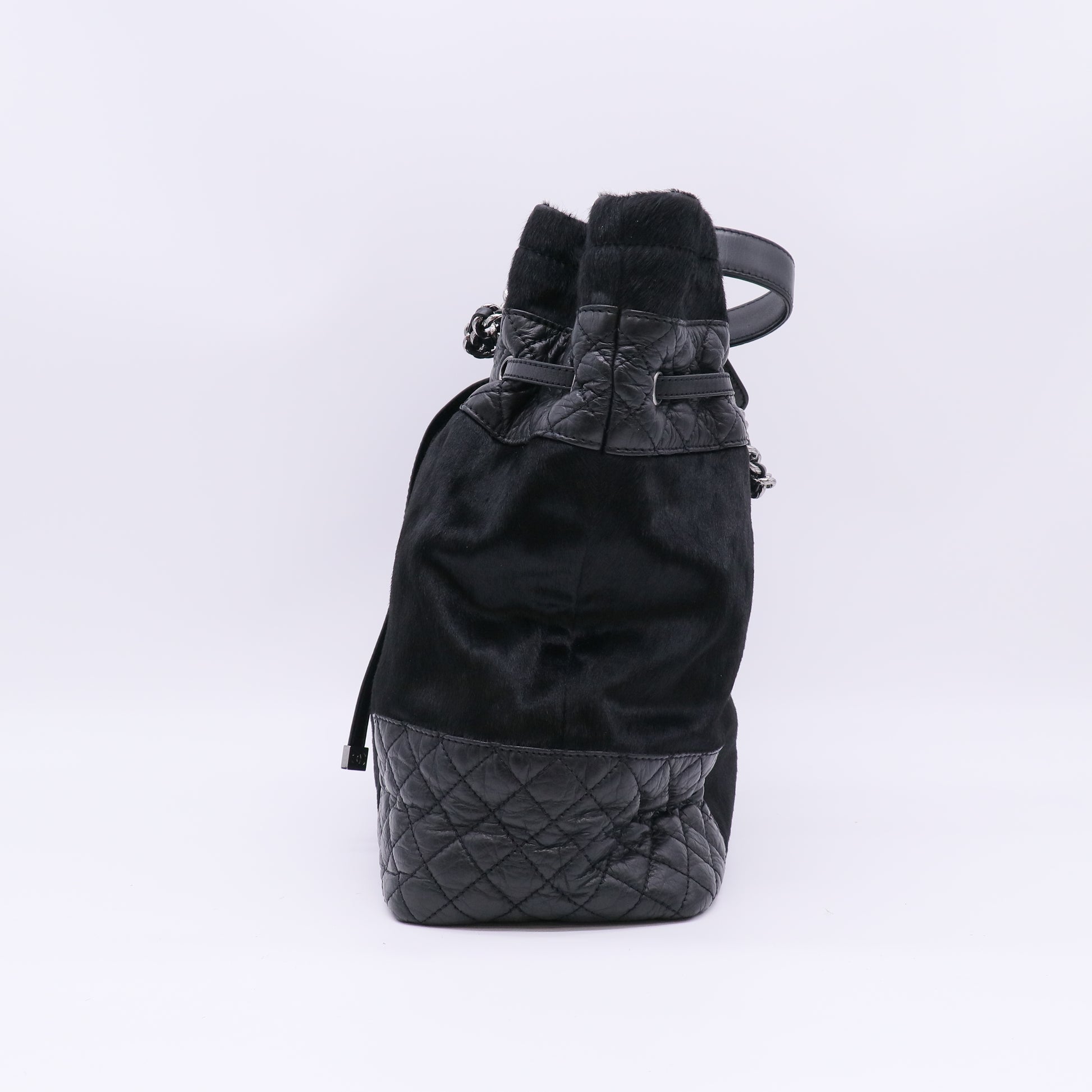 Chanel Miss Pony Drawstring Tote Bag B23755