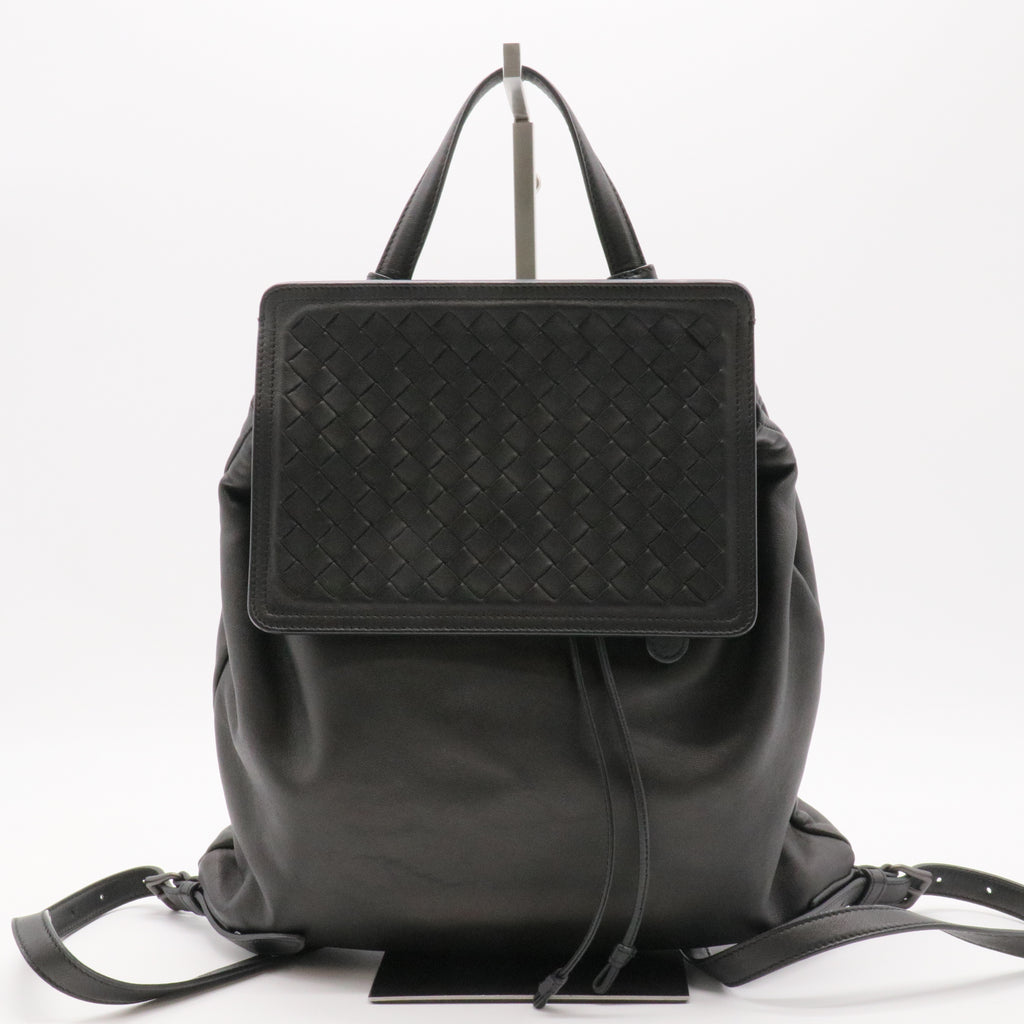 Nappa Intrecciato Backpack Nero