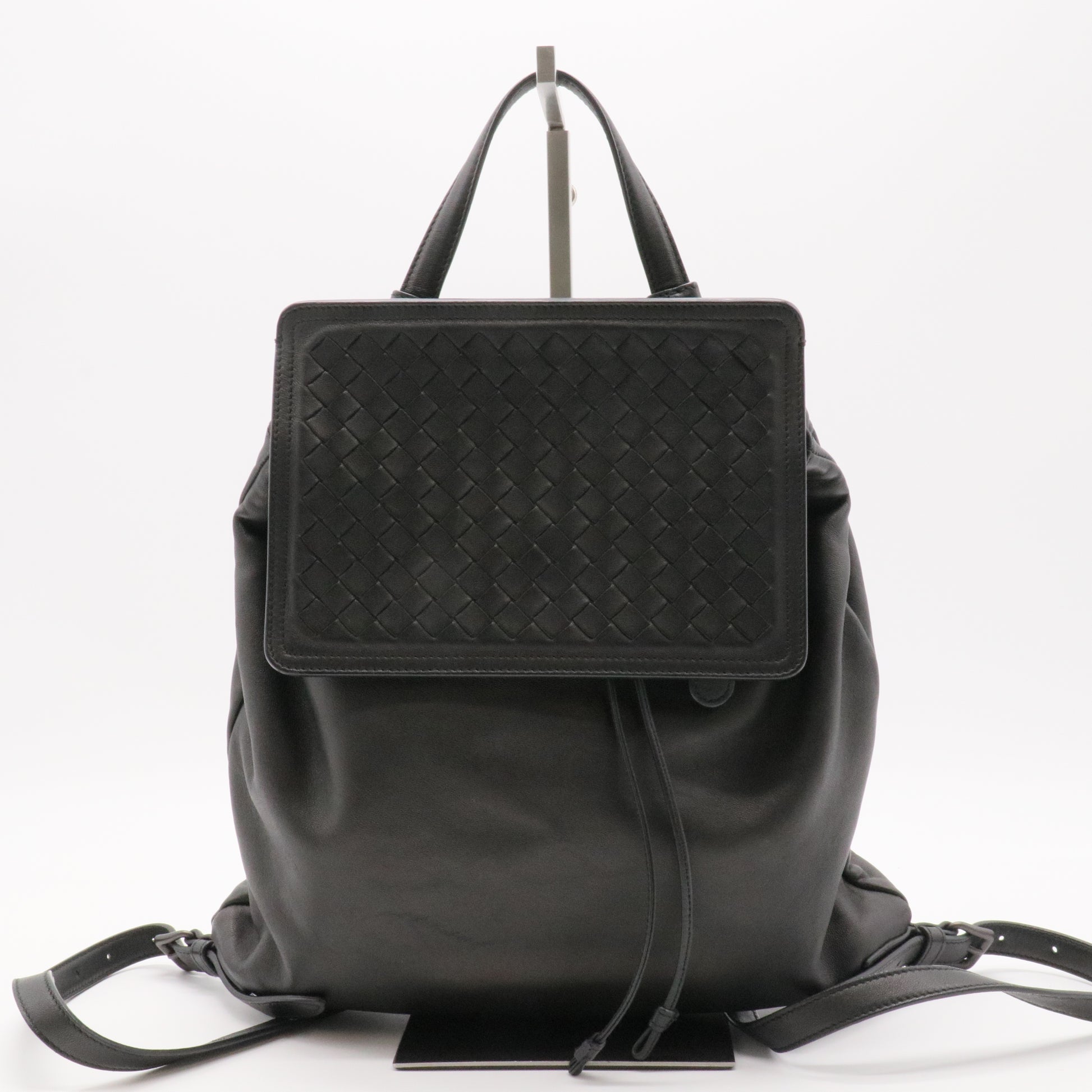 Nappa Intrecciato Backpack Nero