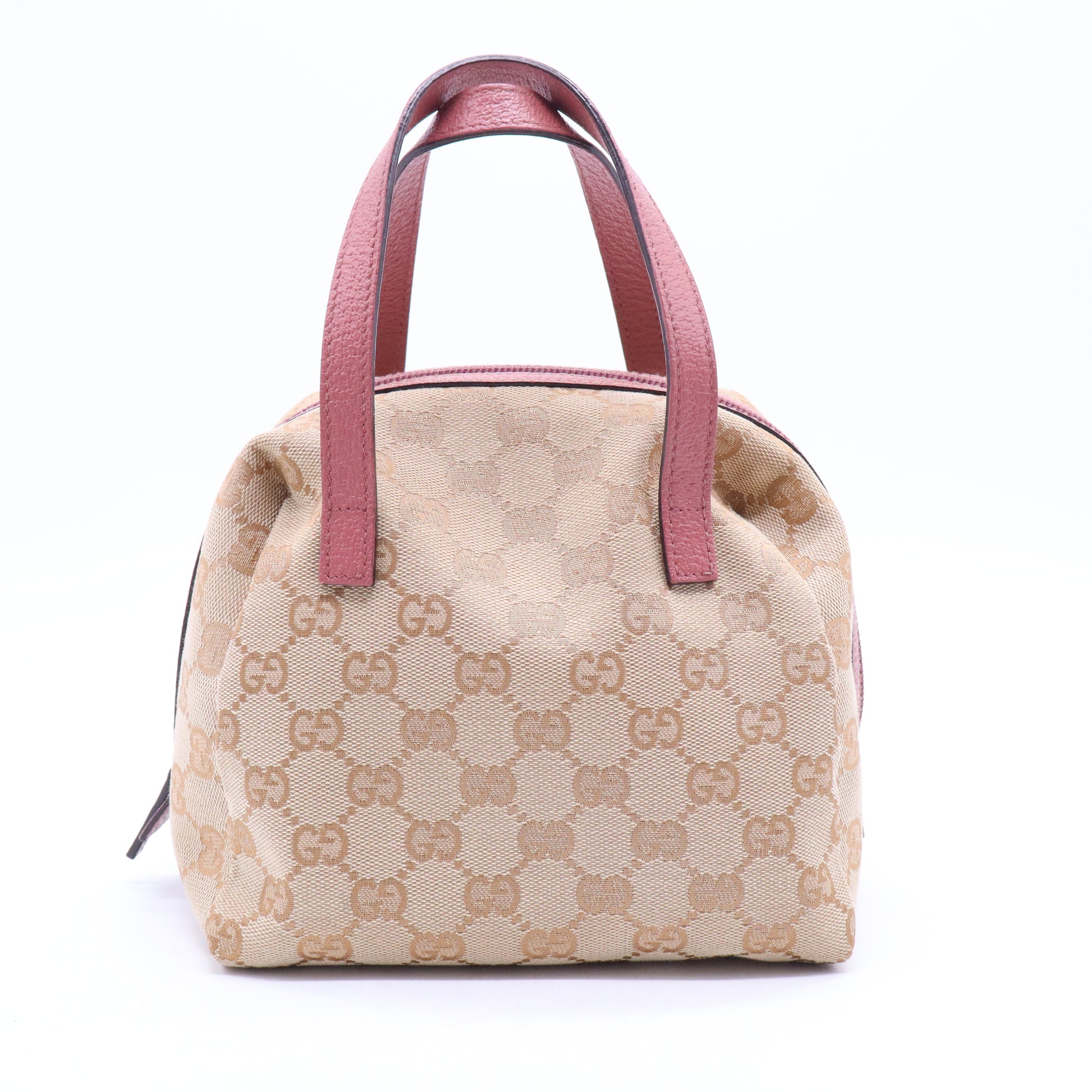 GG Canvas and Leather Mini Dome Bag B21298