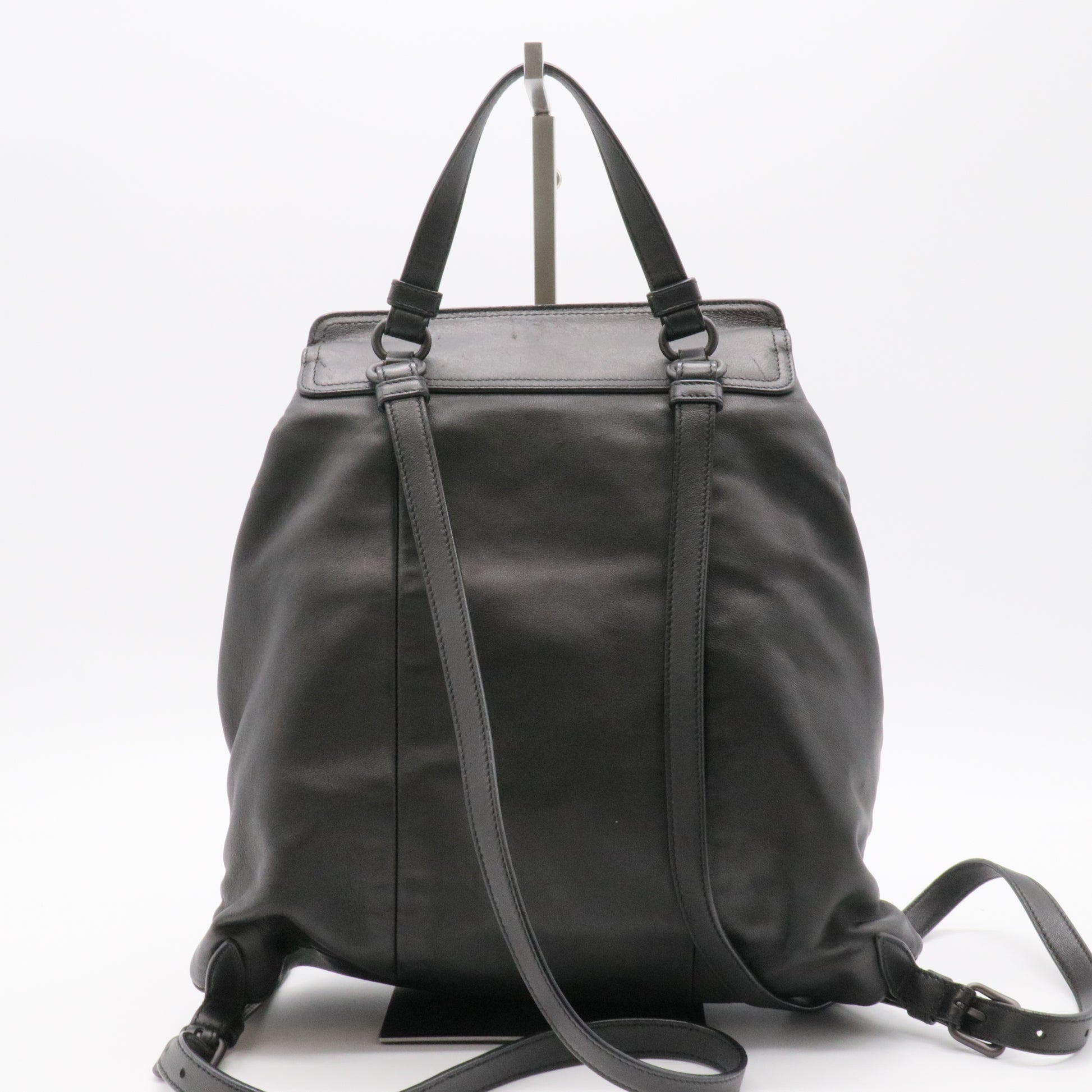 Nappa Intrecciato Backpack Nero