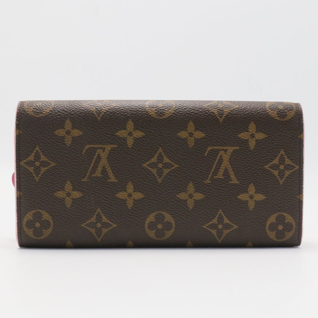 Louis Vuitton Bloom Flower Emilie Monogram Canvas Wallet