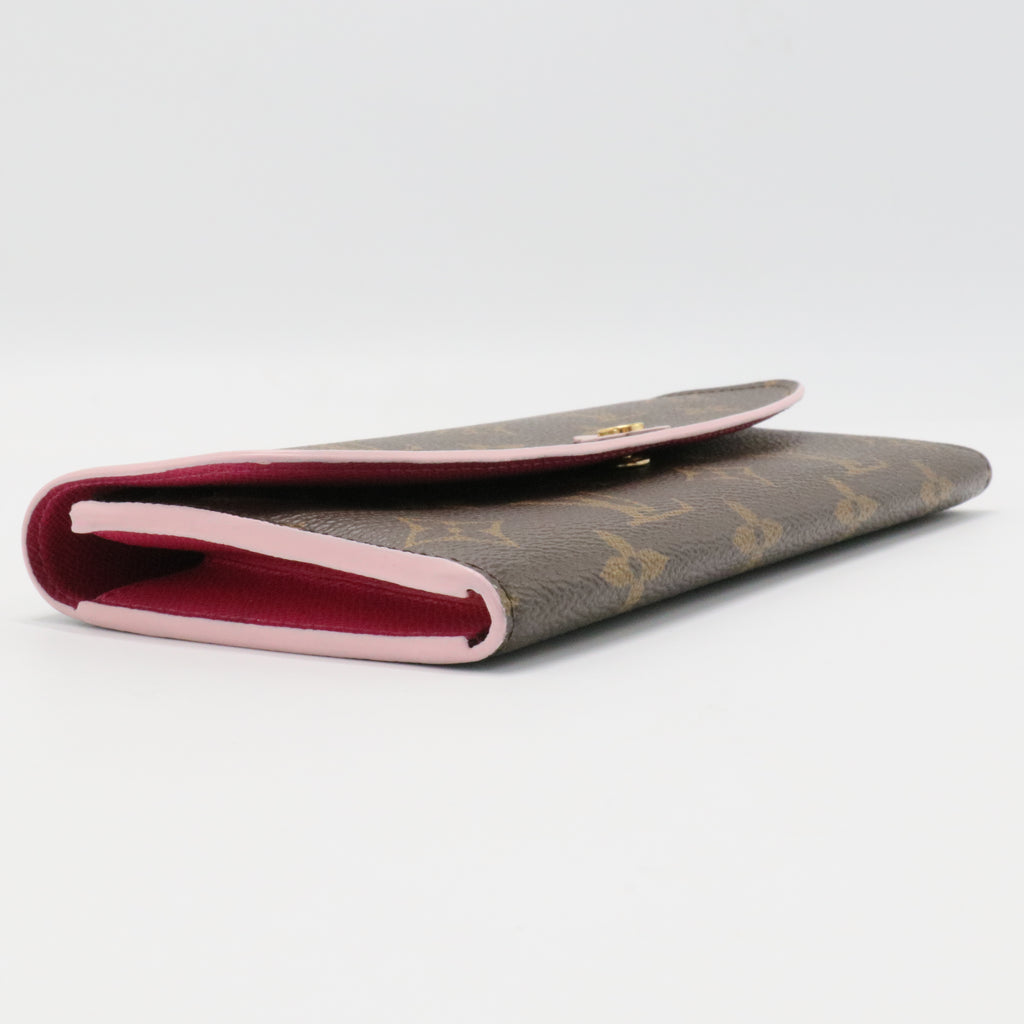 Louis Vuitton Bloom Flower Emilie Monogram Canvas Wallet
