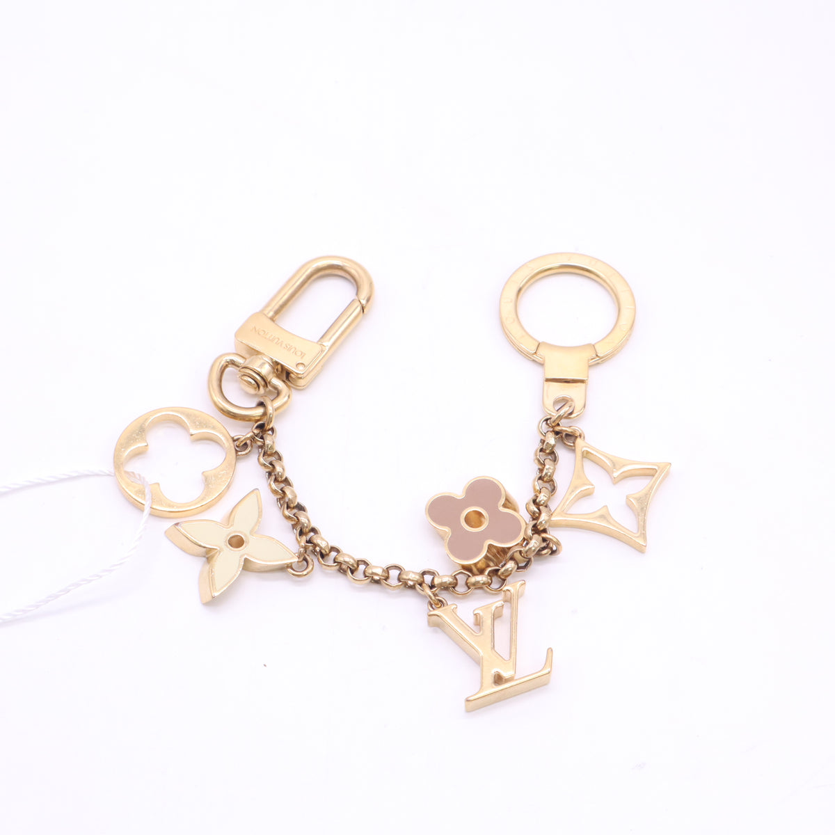 Fleur De Monogram Bag Charm Twins LDZ1230