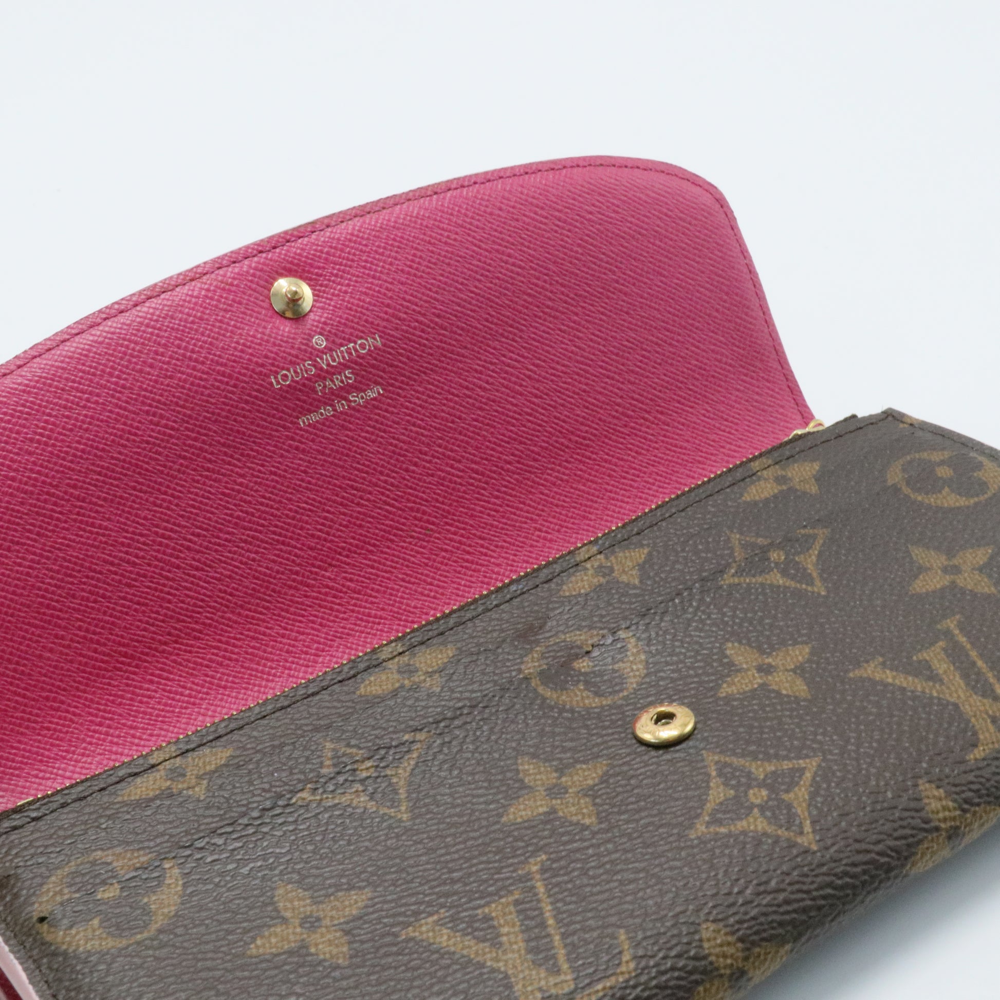 Louis Vuitton Bloom Flower Emilie Monogram Canvas Wallet