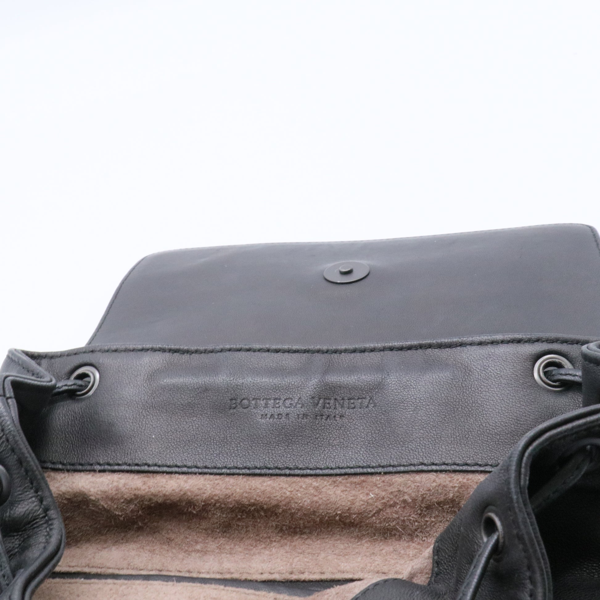Nappa Intrecciato Backpack Nero