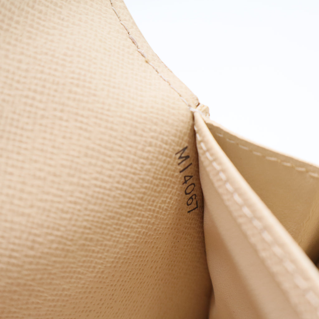 Damier Azur Canvas Sarah Wallet