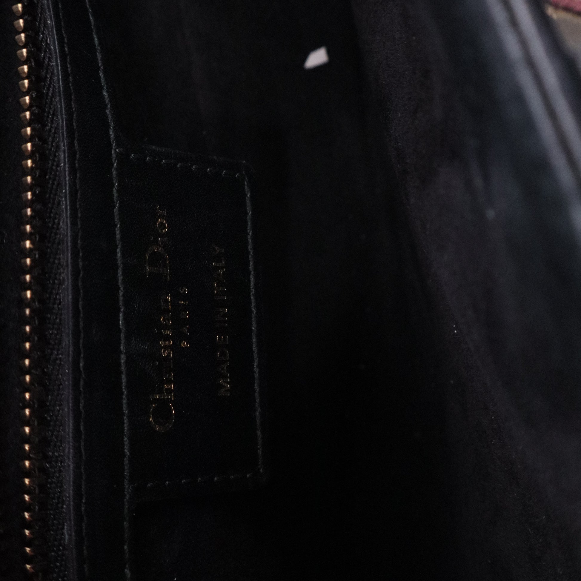 Grained Calfskin Saddle Bag Black TWINS LDJ3222