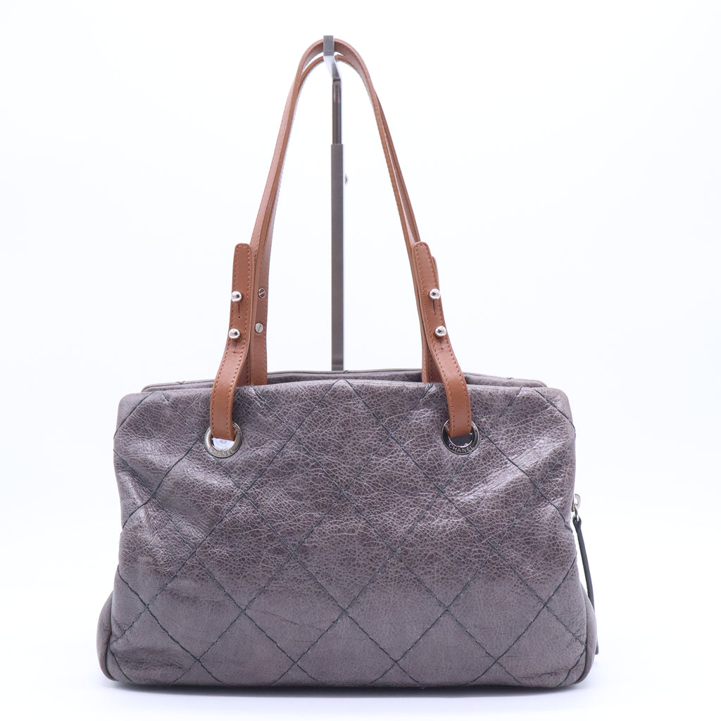 Glazed Calfskin On the Road Zip Tote B20866