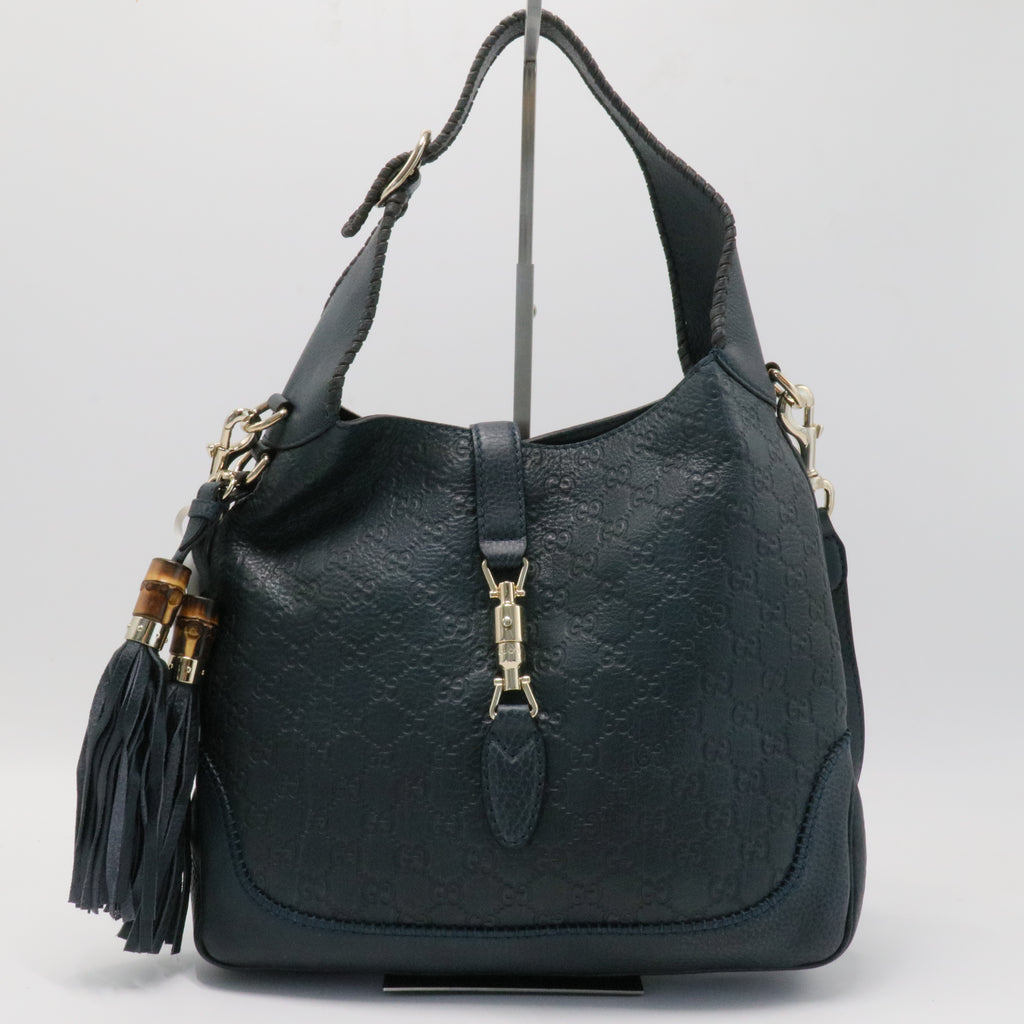 New Jackie Bag Guccissima Leather Medium