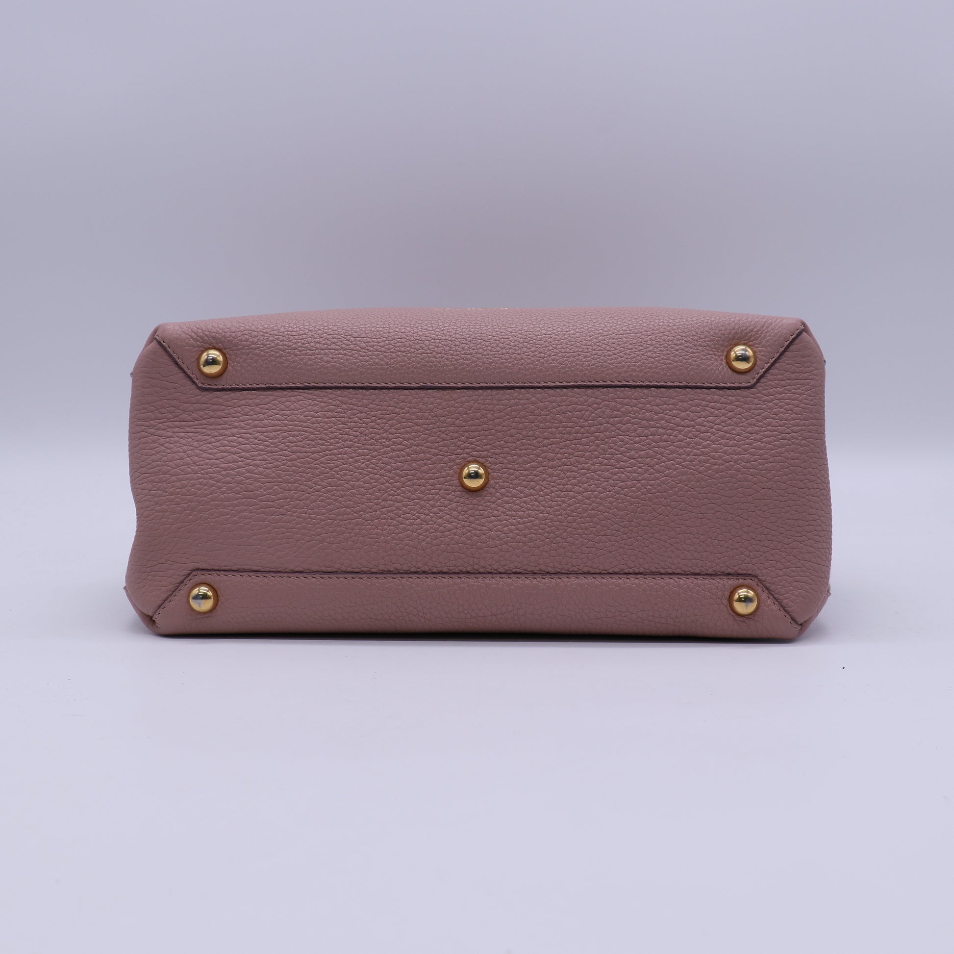 Banner Tote Leather and House Check Canvas Medium B21221