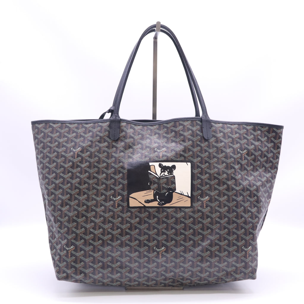Goyard Saint Louis Tote Bag with Reading French Bulldog twins B24168