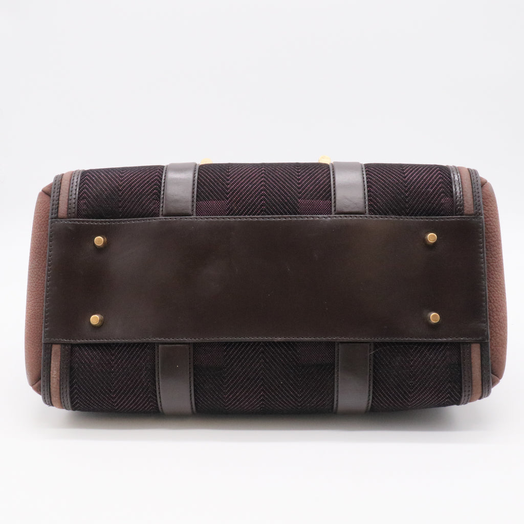 Tweed Handle Bag twins