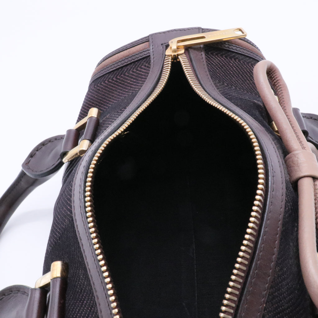 Tweed Handle Bag twins