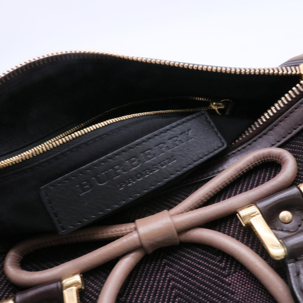 Tweed Handle Bag twins