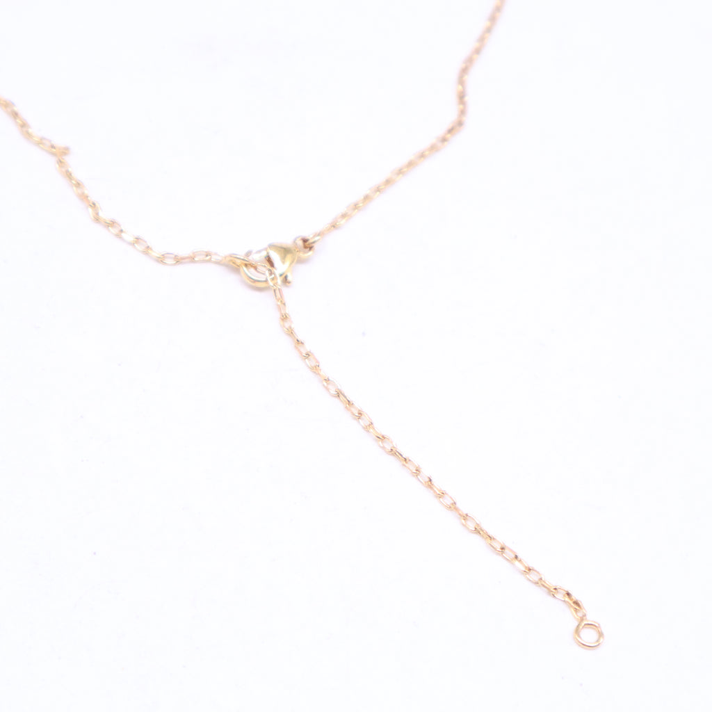 Eileen Pendant Necklace Metal and Enamel W20883