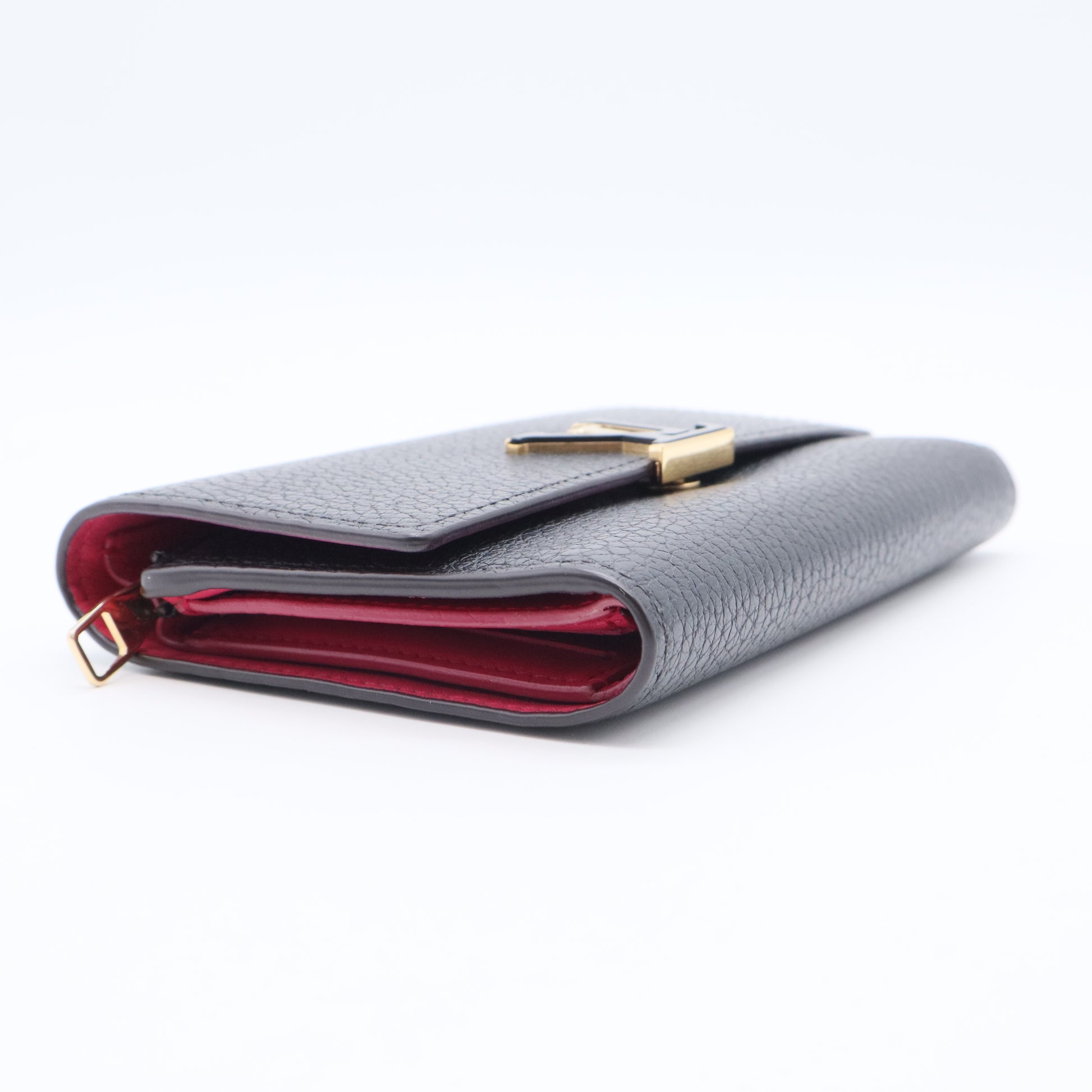 Taurillon Capucines Compact Wallet