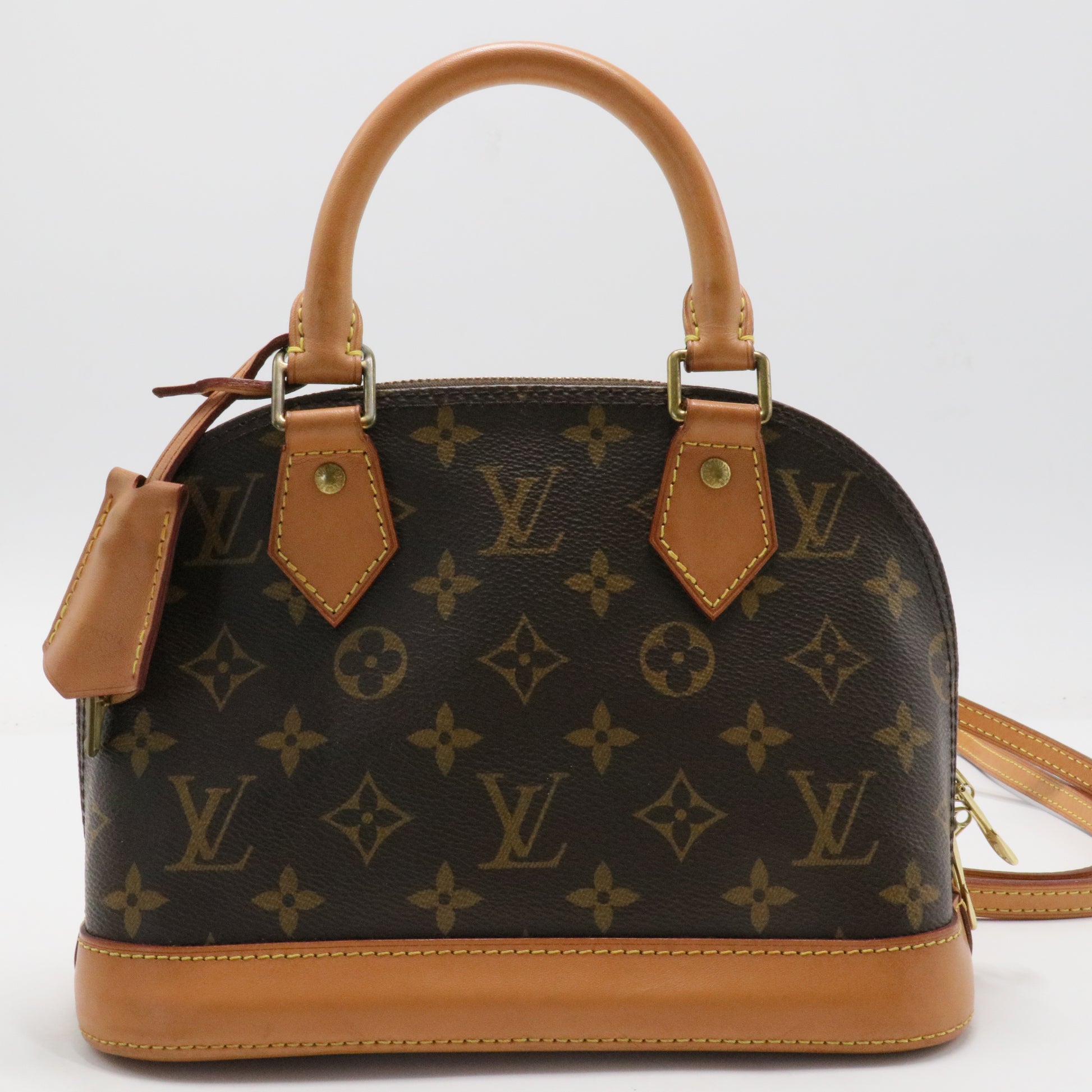 Alma Handbag Monogram Canvas BB