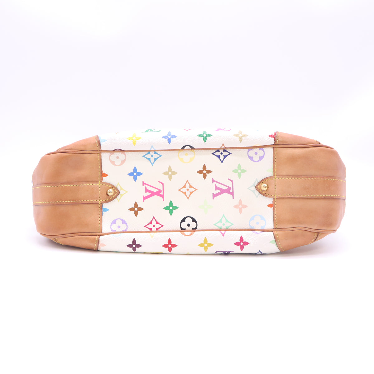 Louis Vuitton Monogram Multicolore Greta Bag White twins B24202