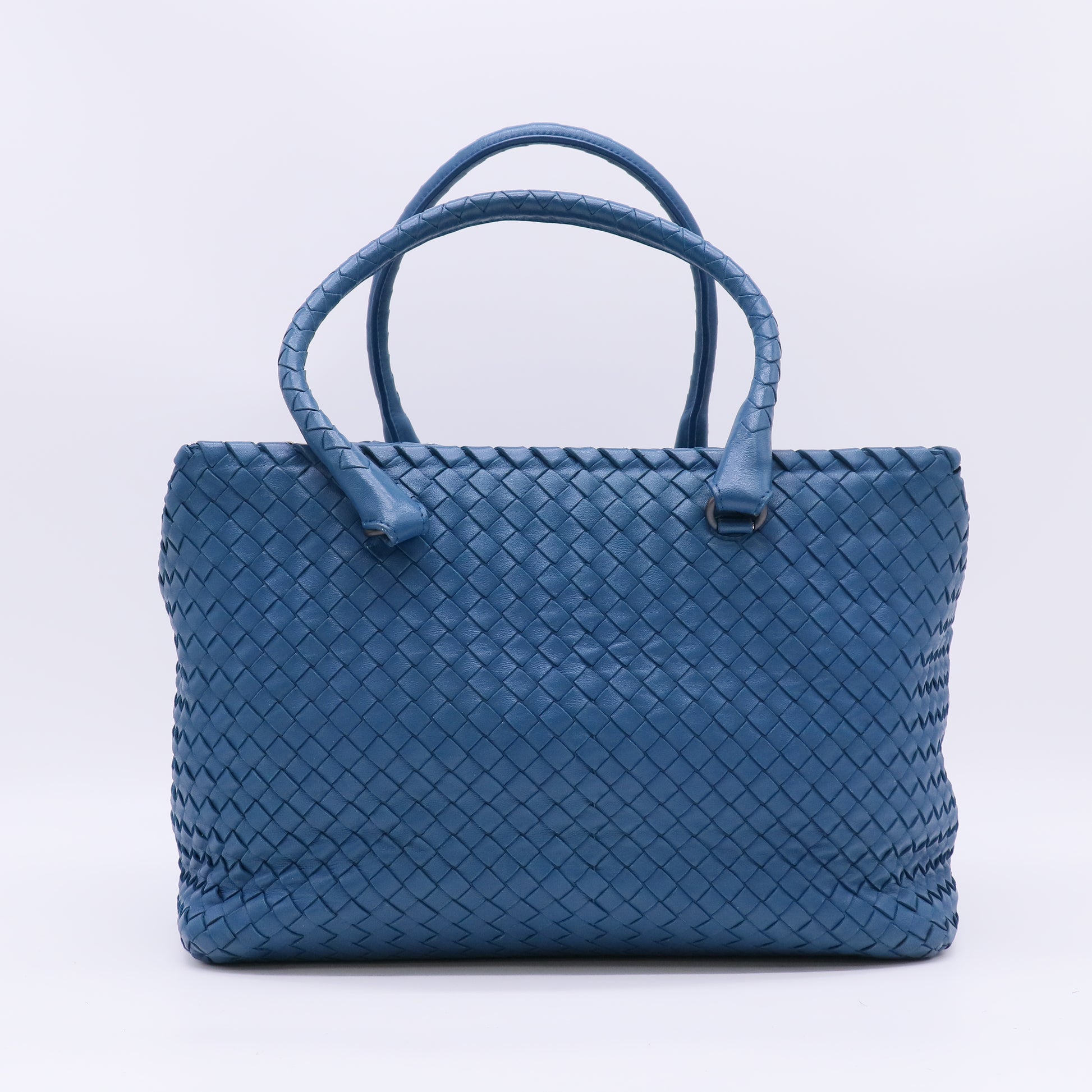 Bottega Veneta Brick Intrecciato Leather Tote Bag B23649