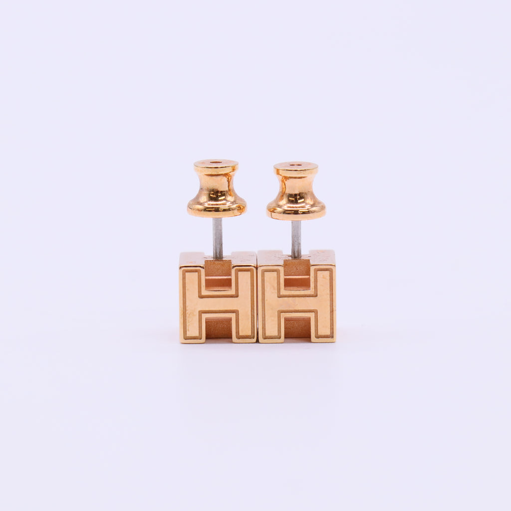 Hermès "Cage d'H" (H Cube) earrings W22103