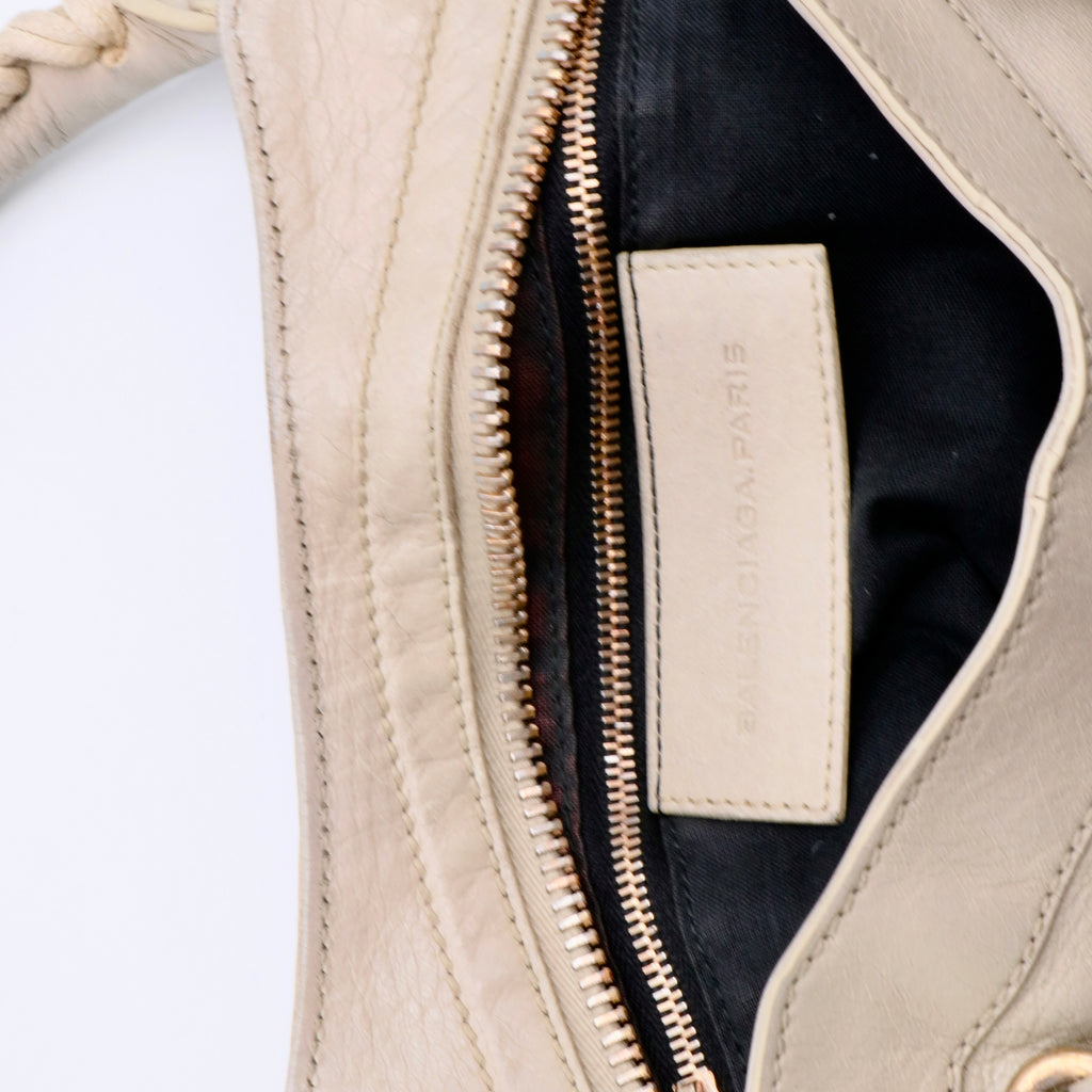 Agneau Giant 21 Rose Gold Hardware City Praline twins