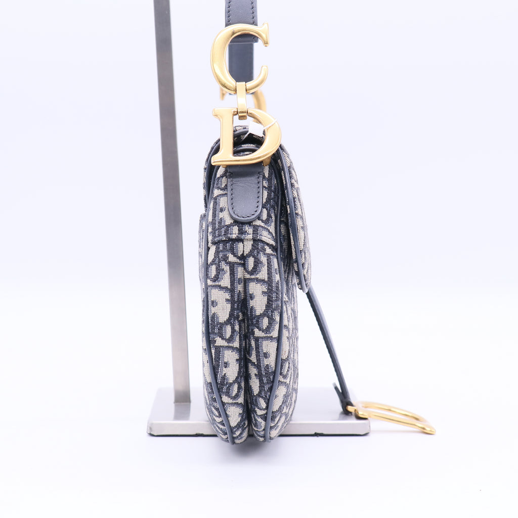 Saddle Handbag Oblique Canvas Medium Twins LDJ3733