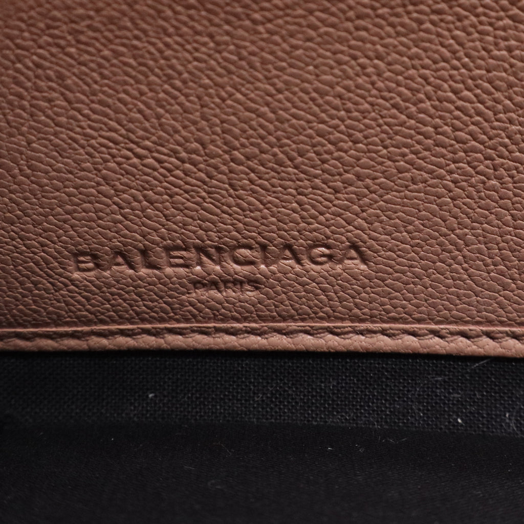 Rose Poudre Lambskin Leather Classic Continental Zip Around Wallet