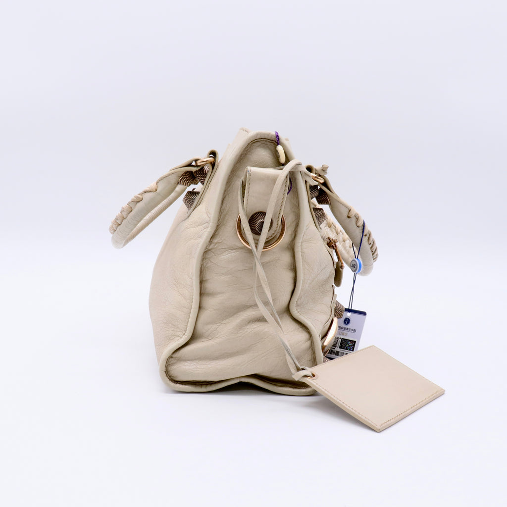 Agneau Giant 21 Rose Gold Hardware City Praline twins