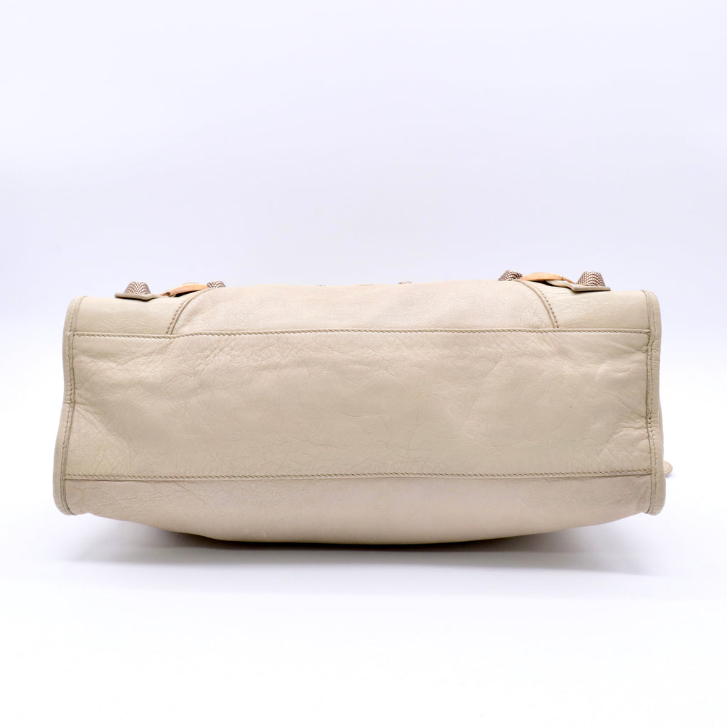 Agneau Giant 21 Rose Gold Hardware City Praline twins