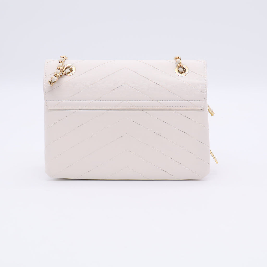 Chanel Coco Chevron Envelope Flap Bag Twins B20639