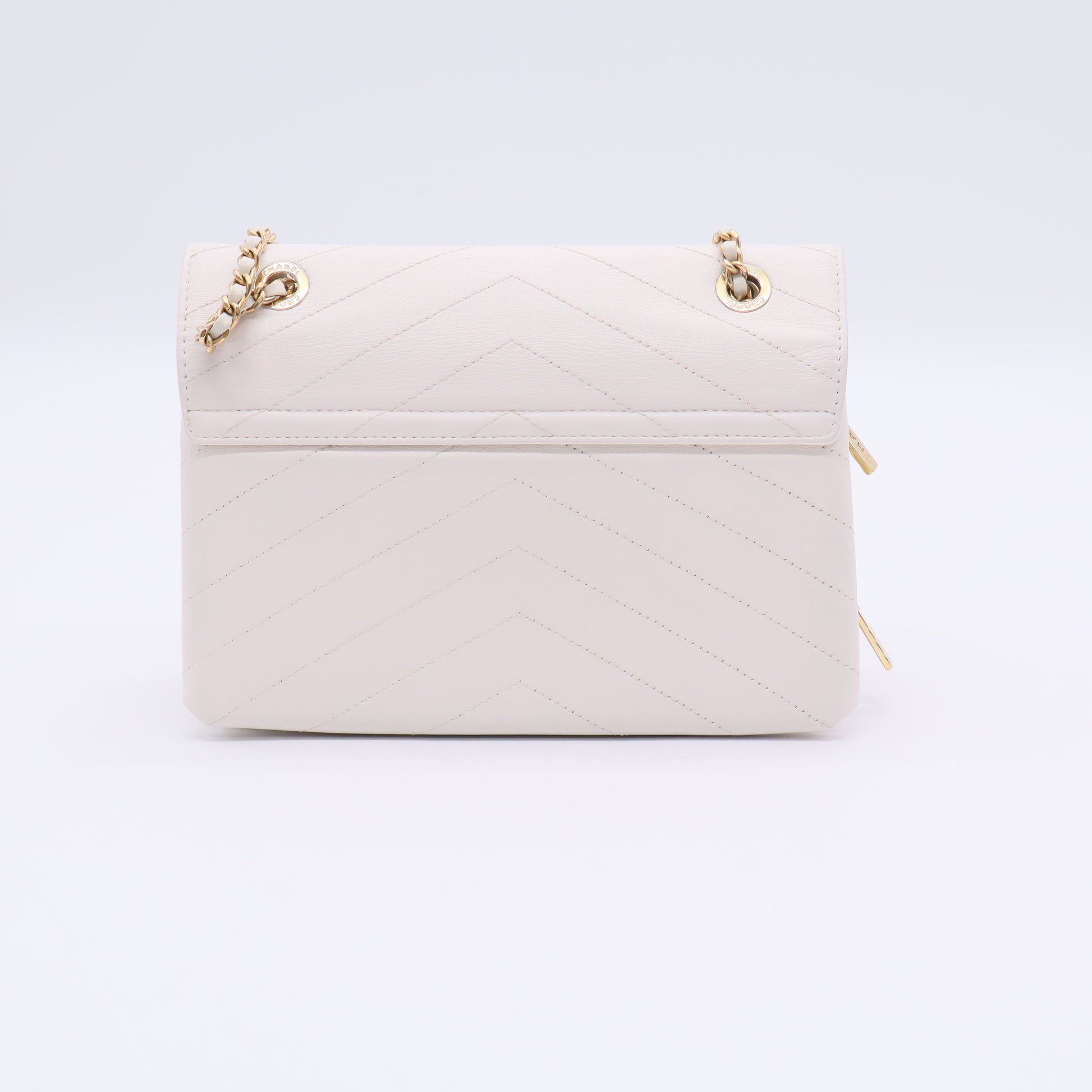 Chanel Coco Chevron Envelope Flap Bag Twins B20639