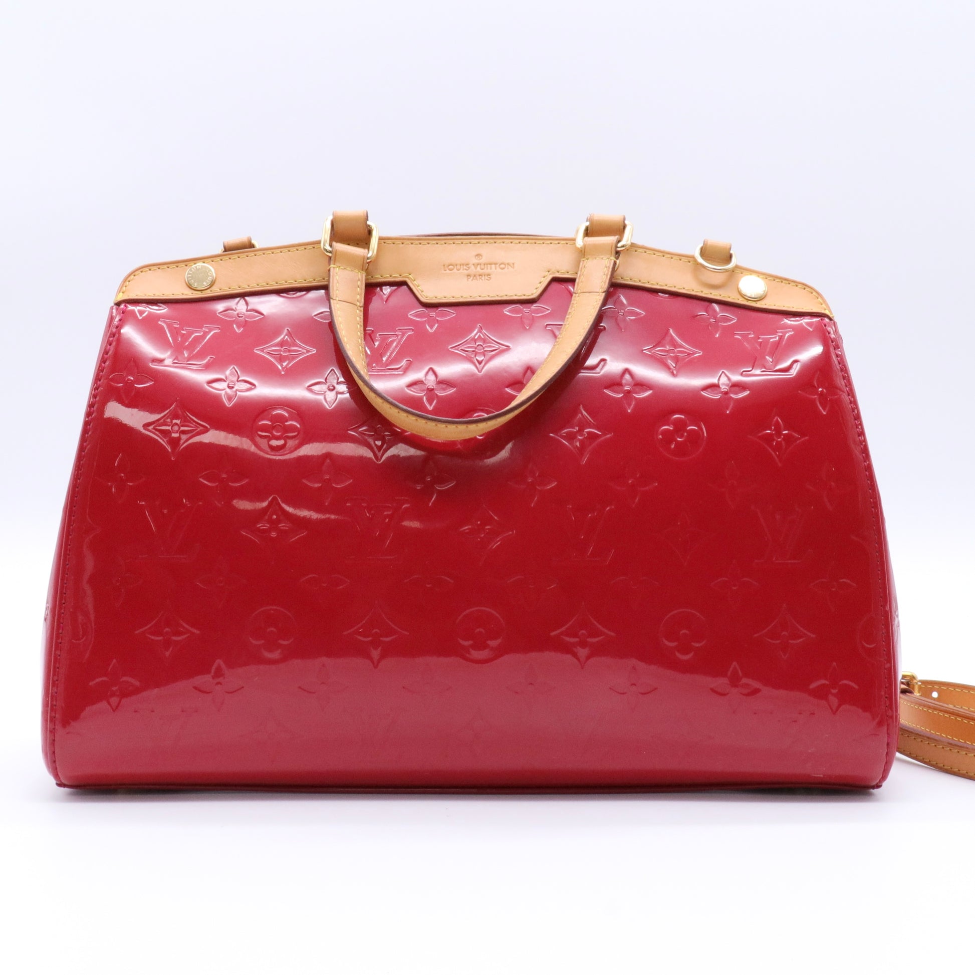 Brea Handbag Monogram Vernis MM Twins