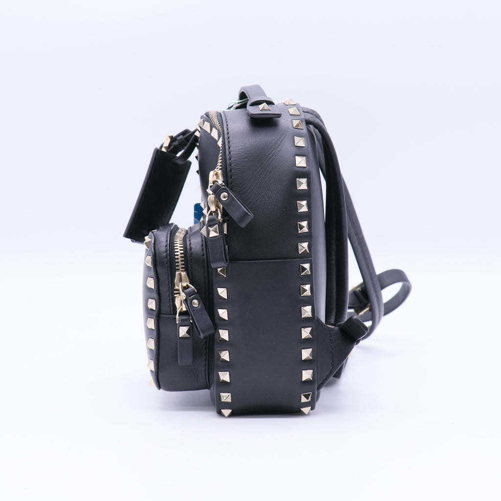Valentino Garavani Rockstud Backpack Leather Mini