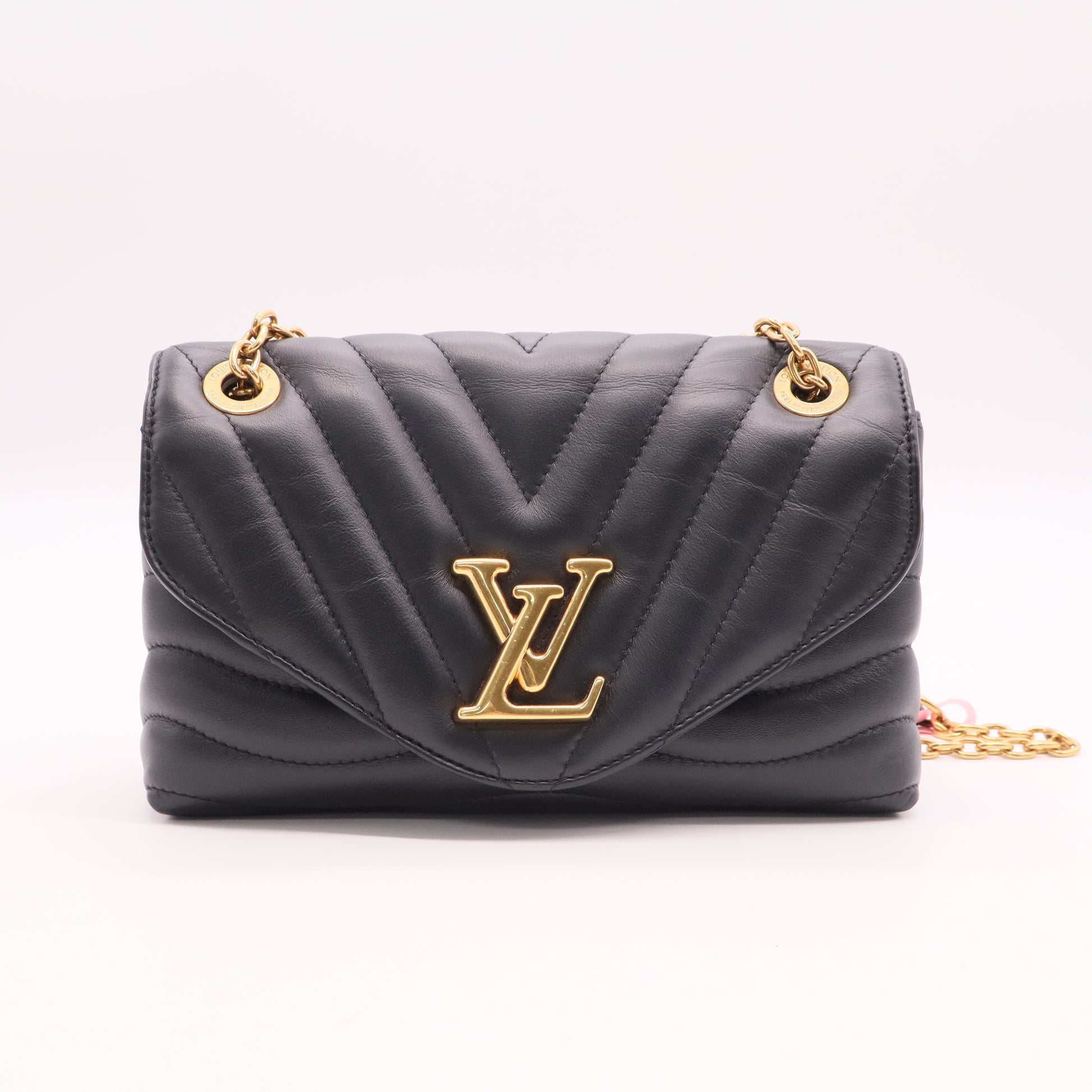 Louis Vuitton New Wave Chain Bag NM Quilted Leather MM Twins