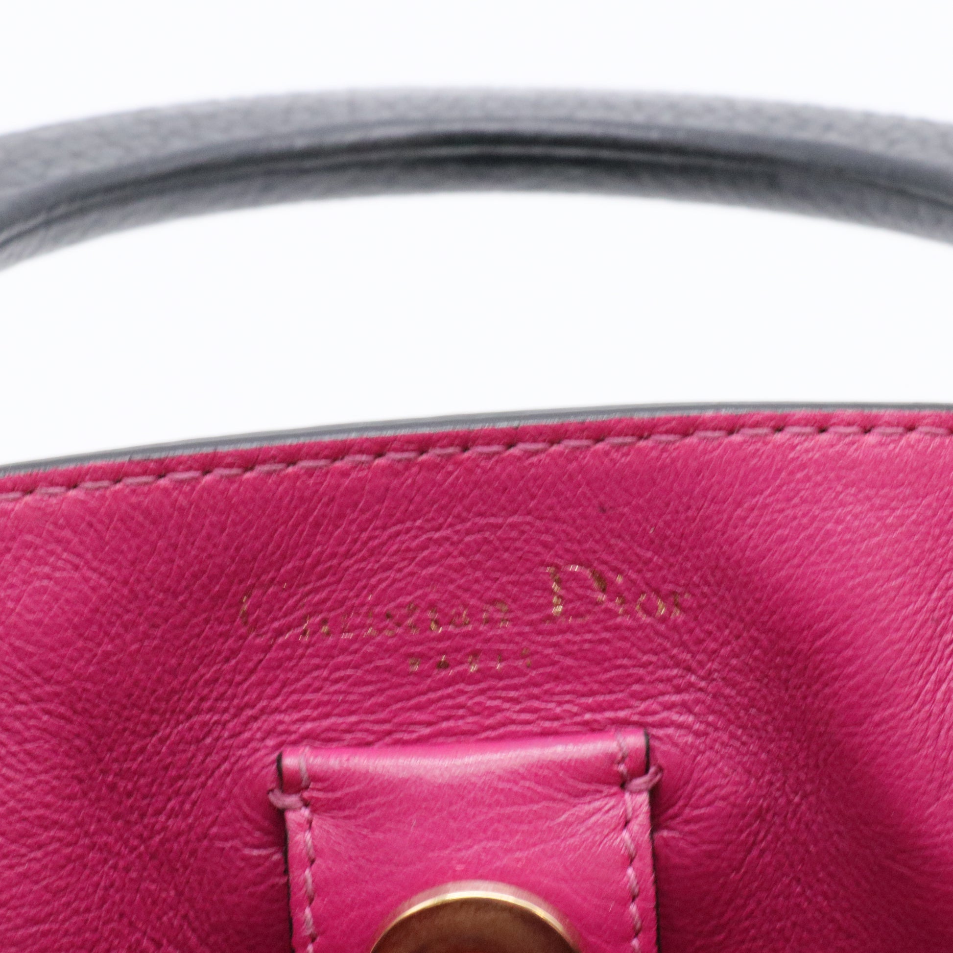 Bullcalf Medium Diorissimo Tote Black for Gisel