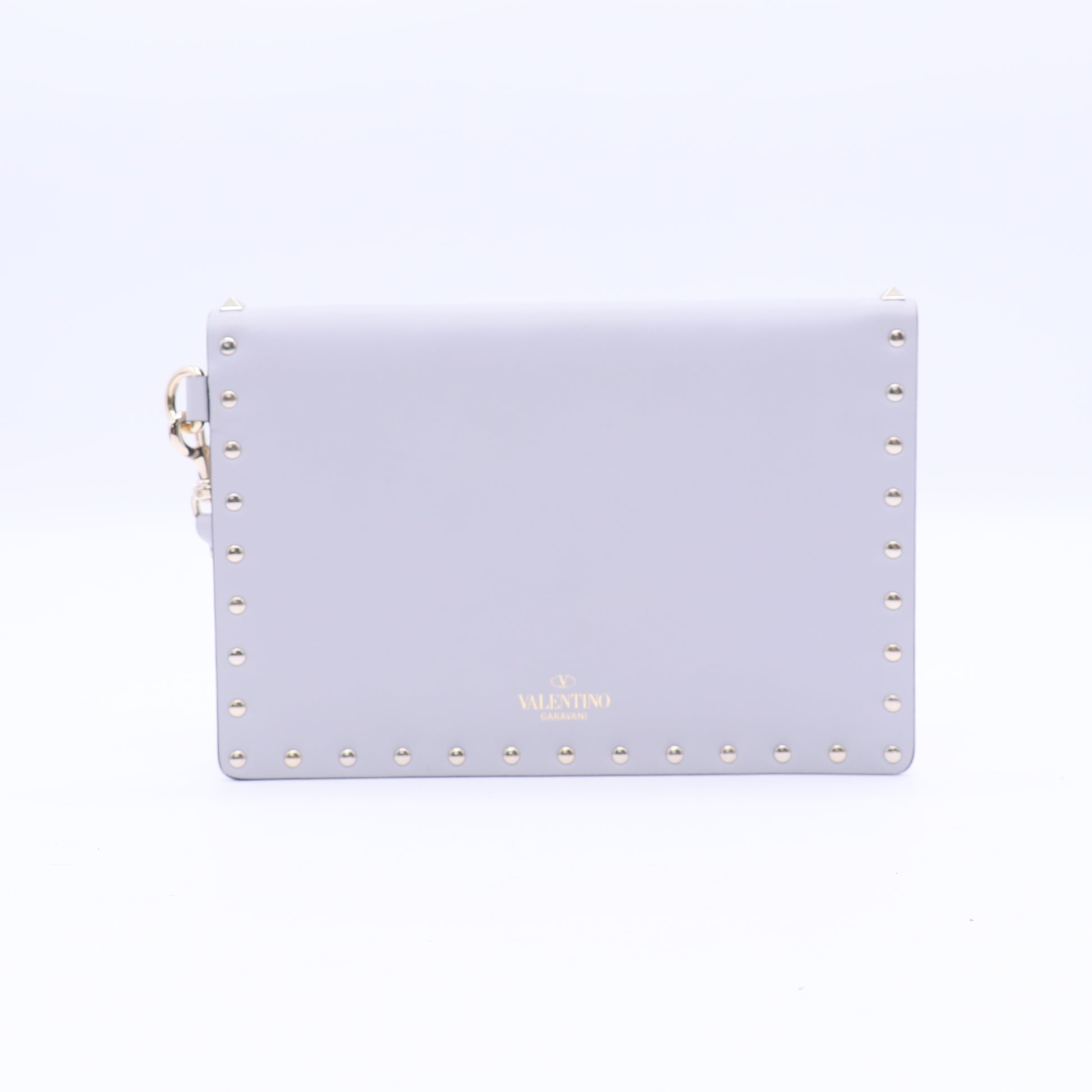 Rockstud Envelope Clutch Leather Small  W20926