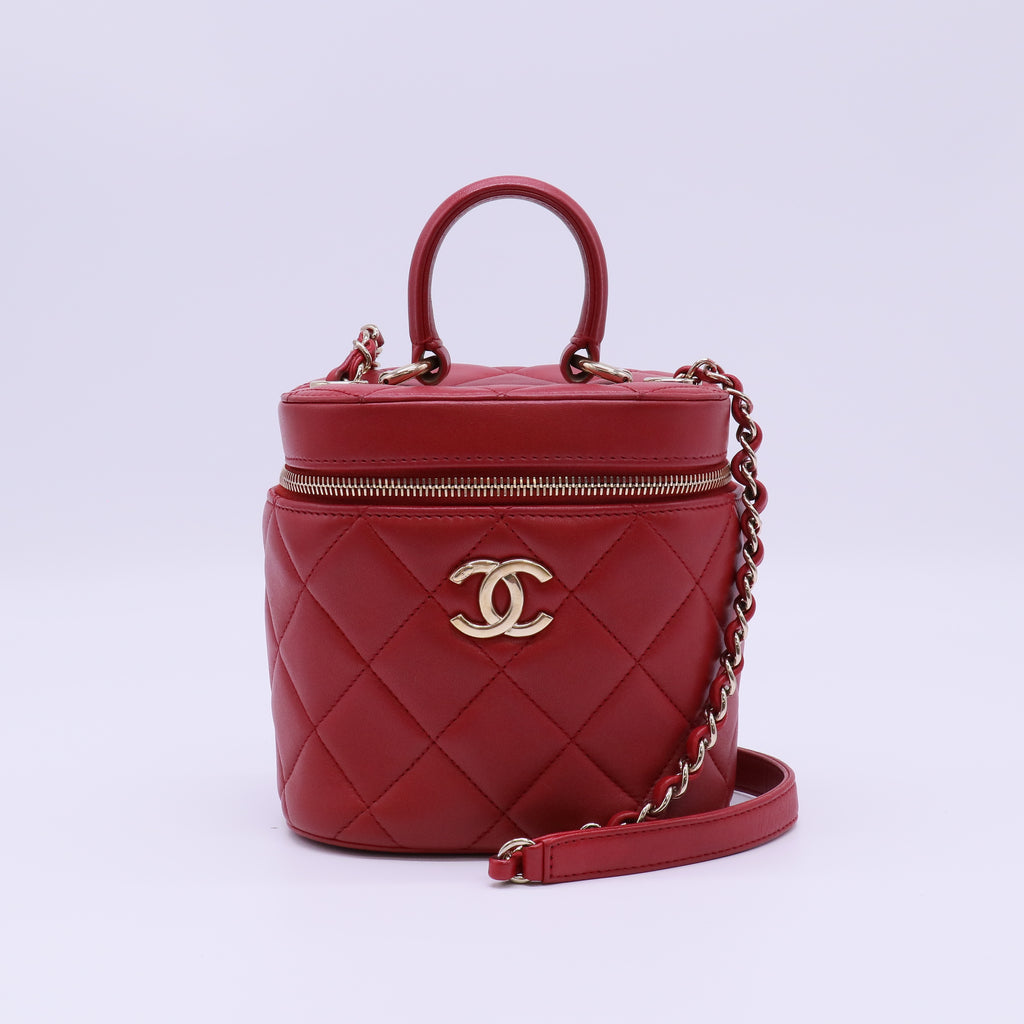 Chanel Small Vanity Case with Top Handle B22576